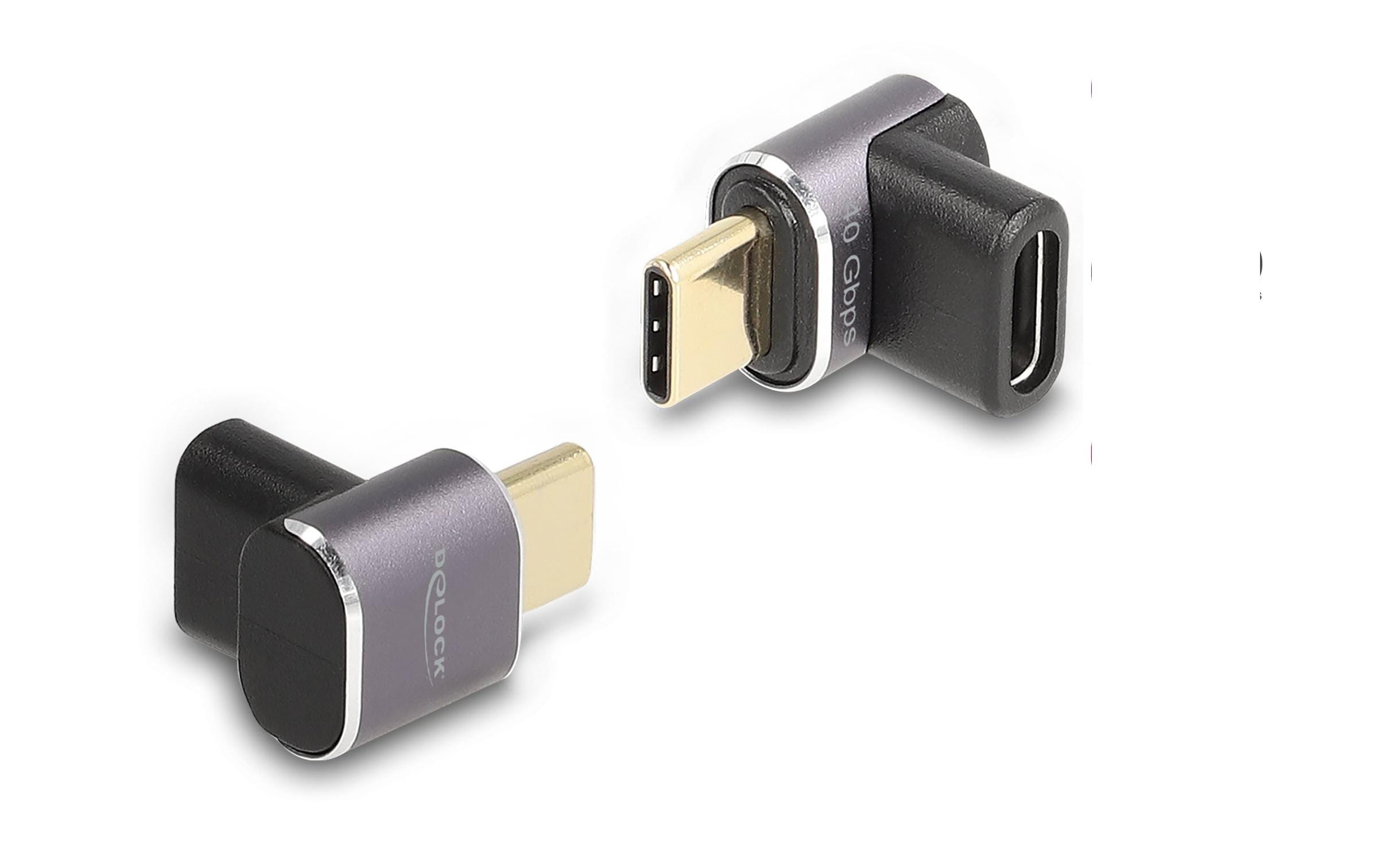 Delock Adapter 40 Gbps, 8K 60 Hz, PD3.0 USB Type-C - USB Type-C