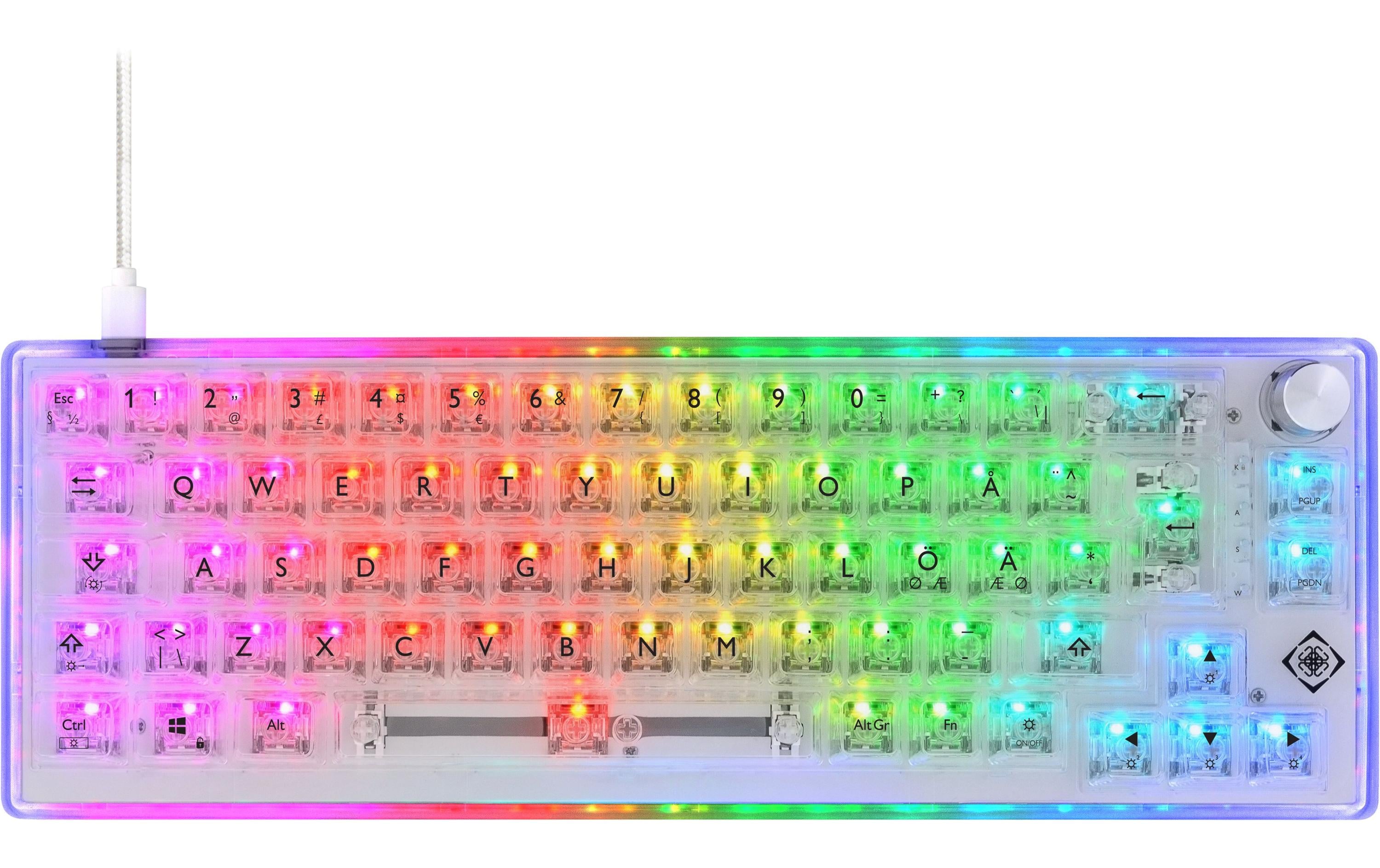 DELTACO Gaming-Tastatur GAM-160-T-CH Weiss