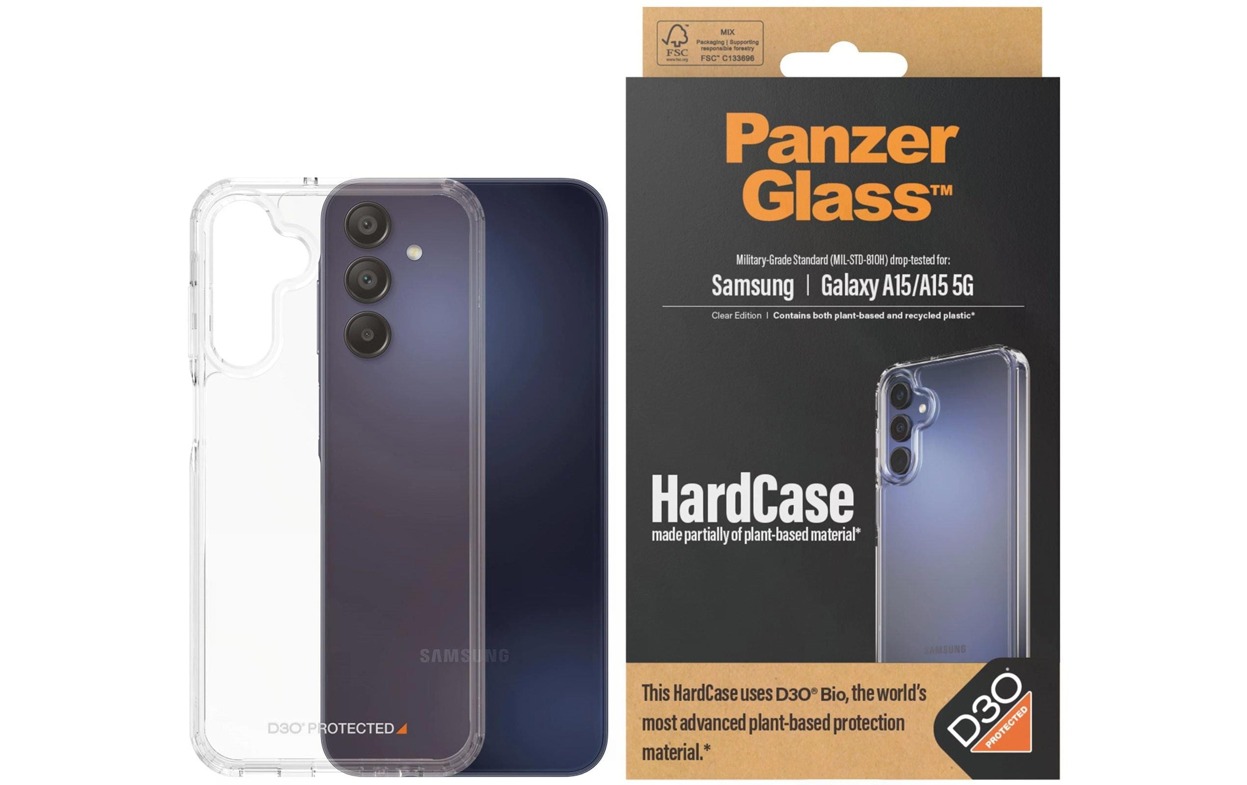Panzerglass Back Cover HardCase D3O Galaxy A15/Galaxy A15 5G Transparent