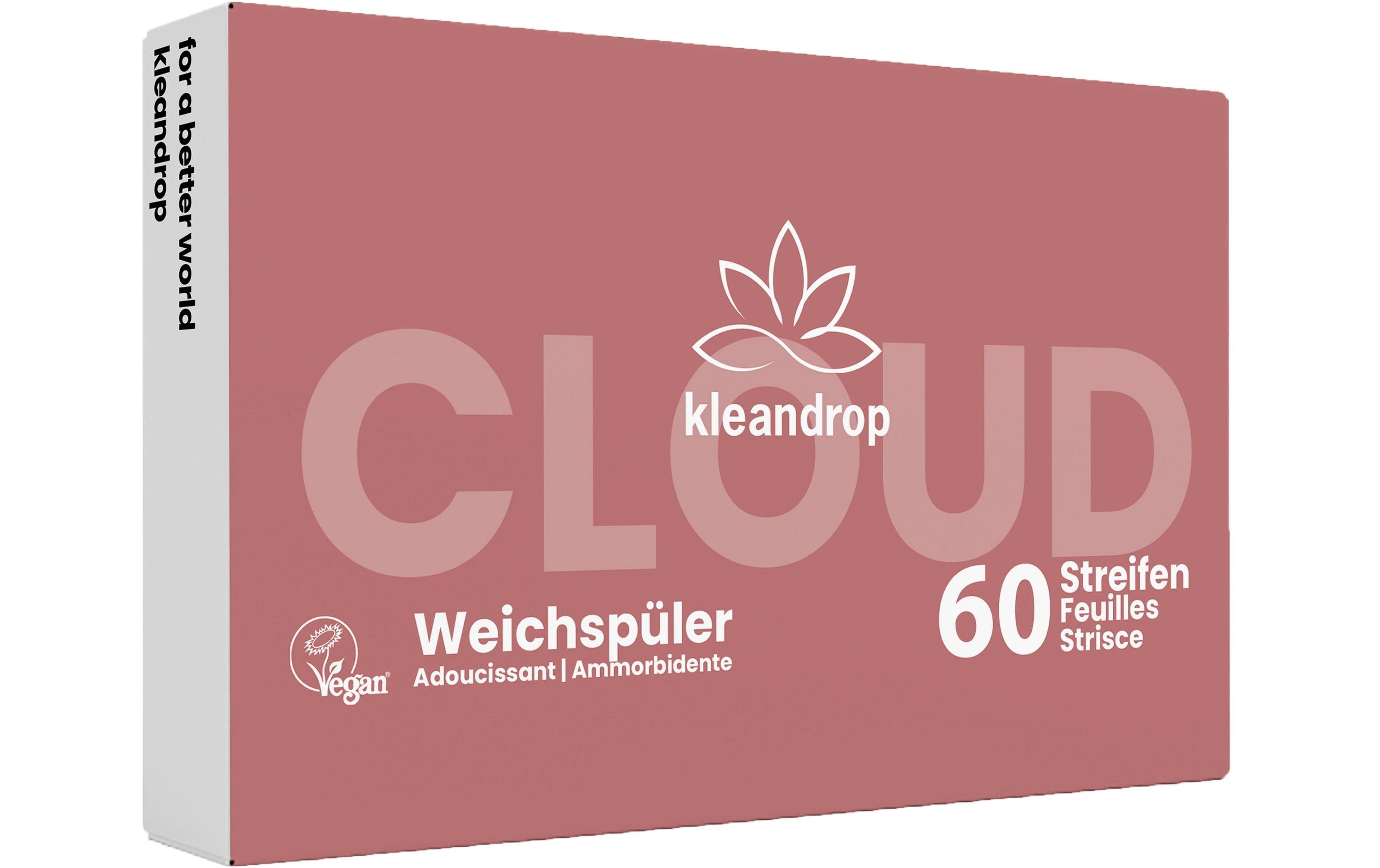 kleandrop Weichspüler Streifen Clouds 60 Stück