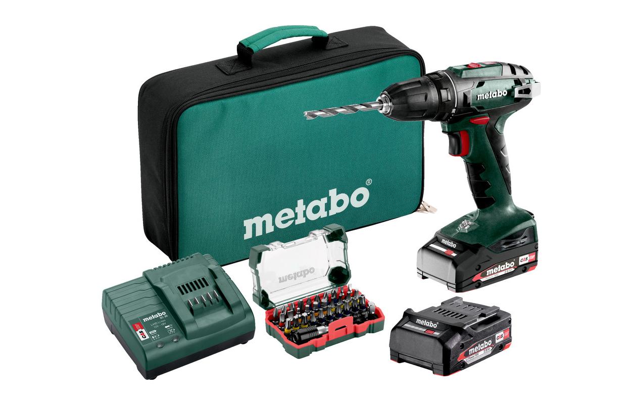 Metabo Akku-Bohrschrauber BS 18 SET 18 V, Kit