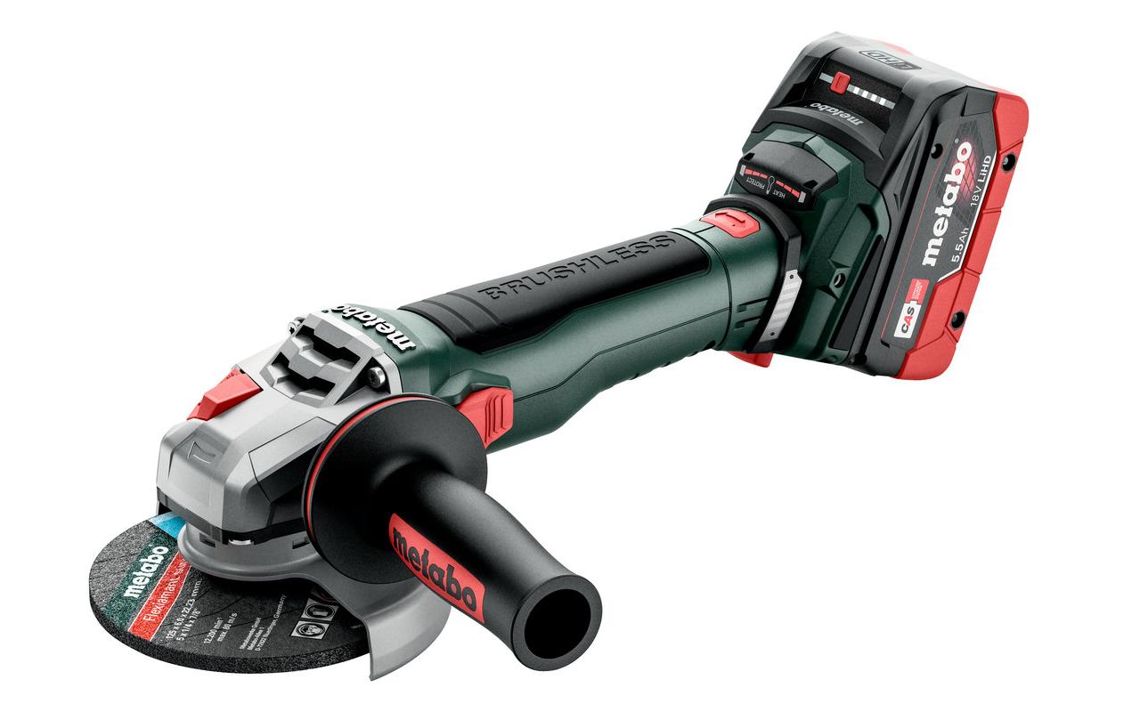 Metabo Winkelschleifer WB18 lTBL11-125 Quick, Ø 125 mm, 18 V, Kit