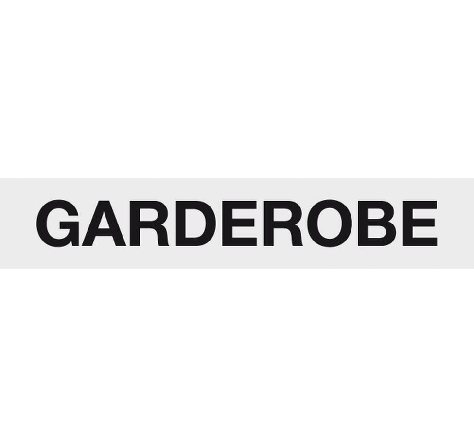 Bätschmann Hinweisschild Garderobe