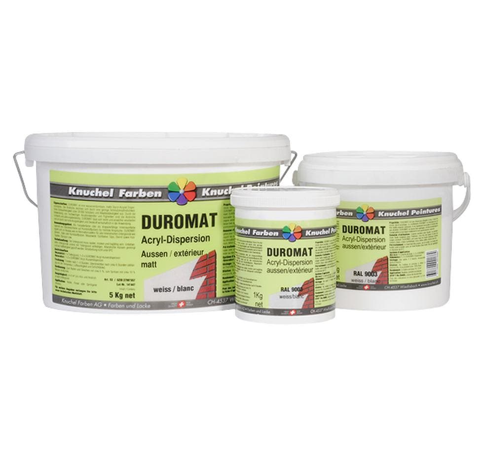 Knuchel Aussendispersion Duromat 1 kg Weiss 9003