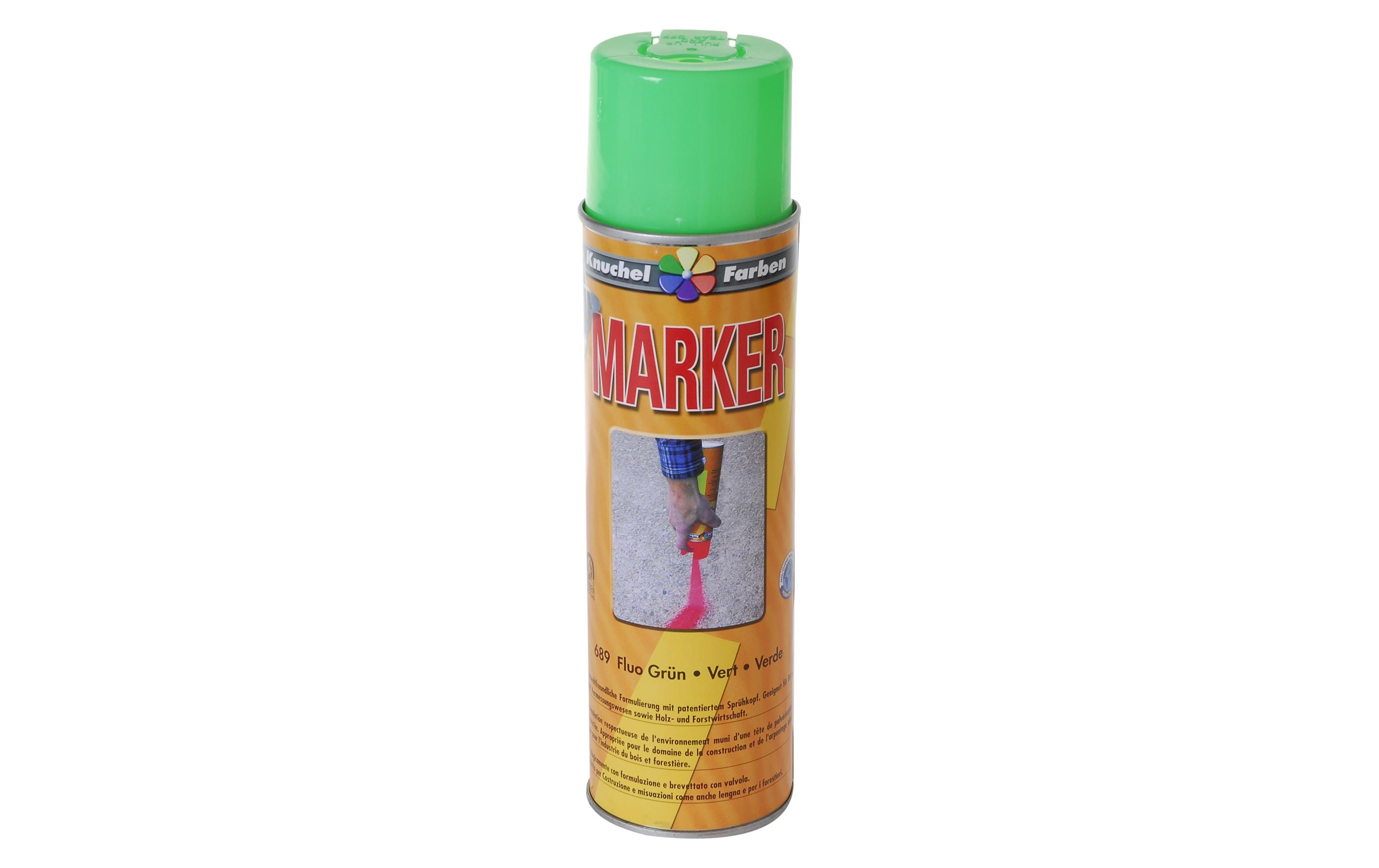 Knuchel Markierspray Marker 500 ml Grün fluoreszent