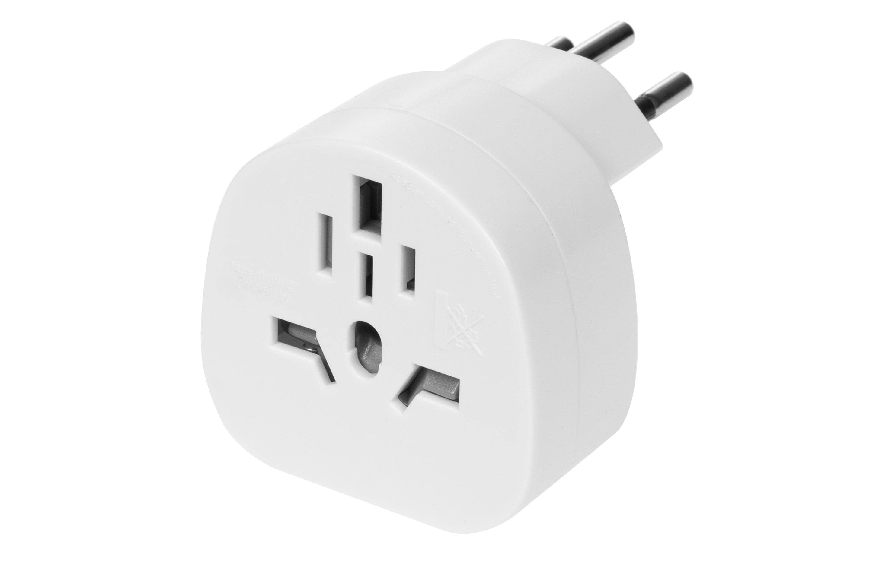 FURBER.power Reiseadapter Welt – CH, Weiss