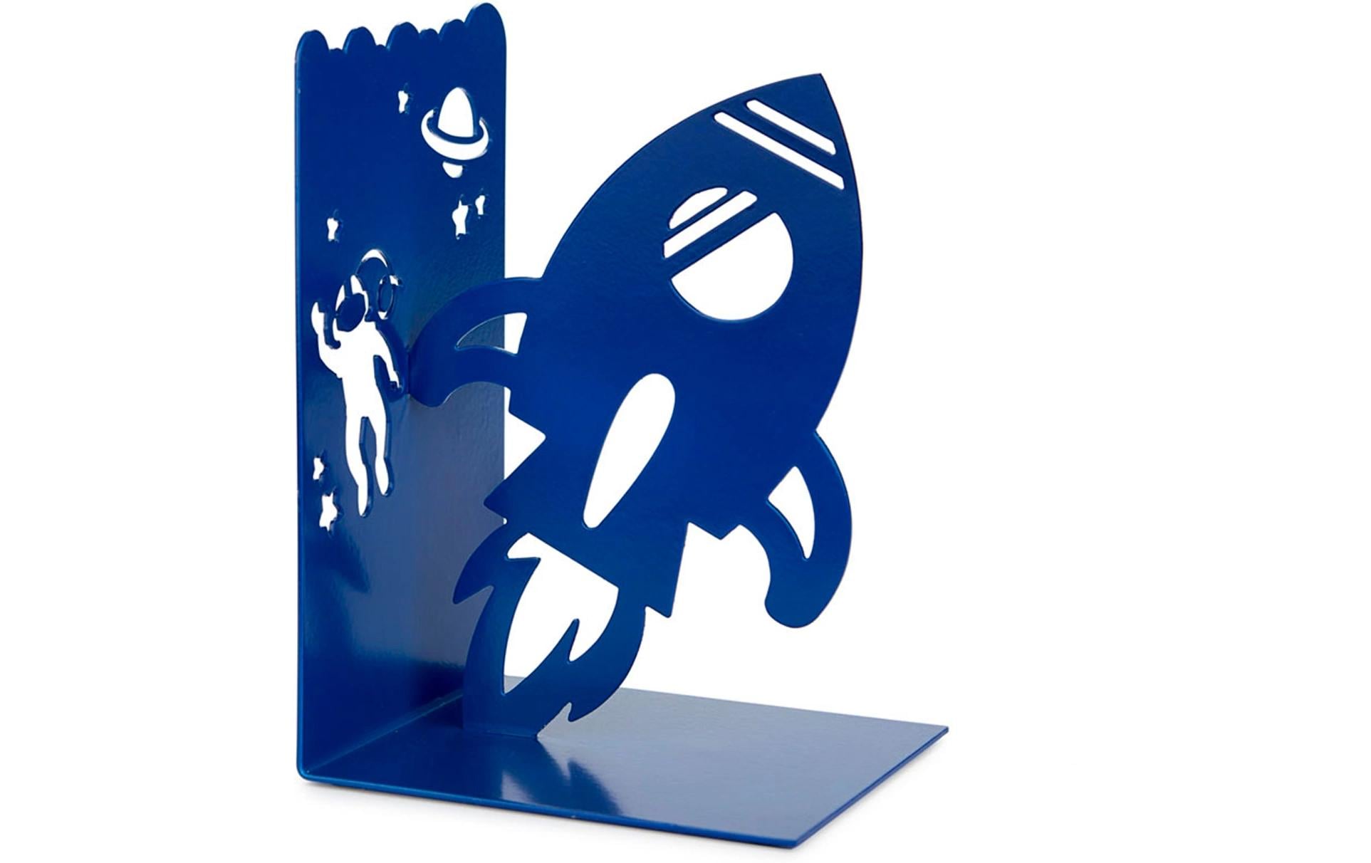 Trendform Buchstütze Rakete Blau