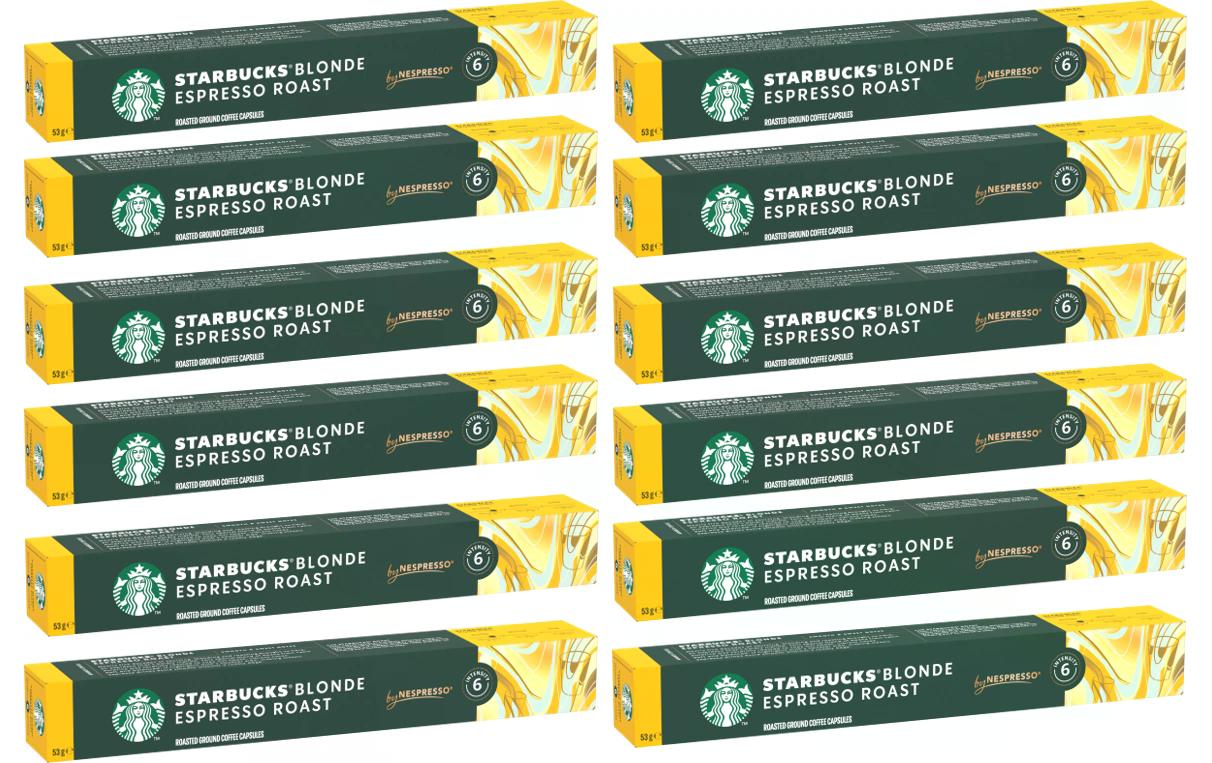 Starbucks Kaffeekapseln Blonde Espresso Roast 12 x 10 Stück