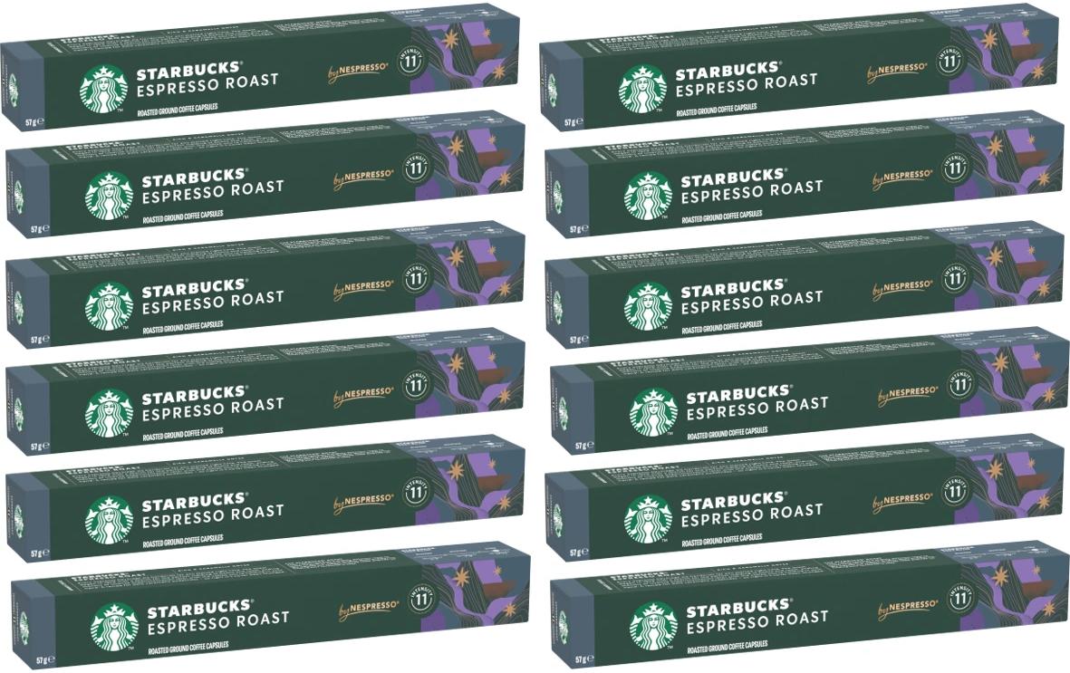Starbucks Kaffeekapseln Espresso Roast 12 x 10 Stück