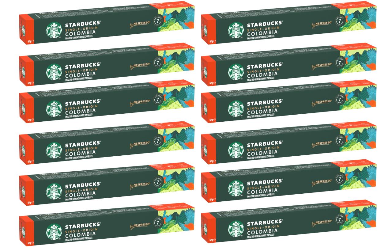 Starbucks Kaffeekapseln Colombia Medium Roast 12 x 10 Stück