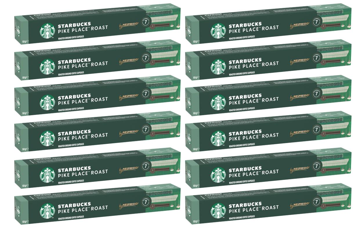 Starbucks Kaffeekapseln Pike Place Roast 12 x 10 Stück