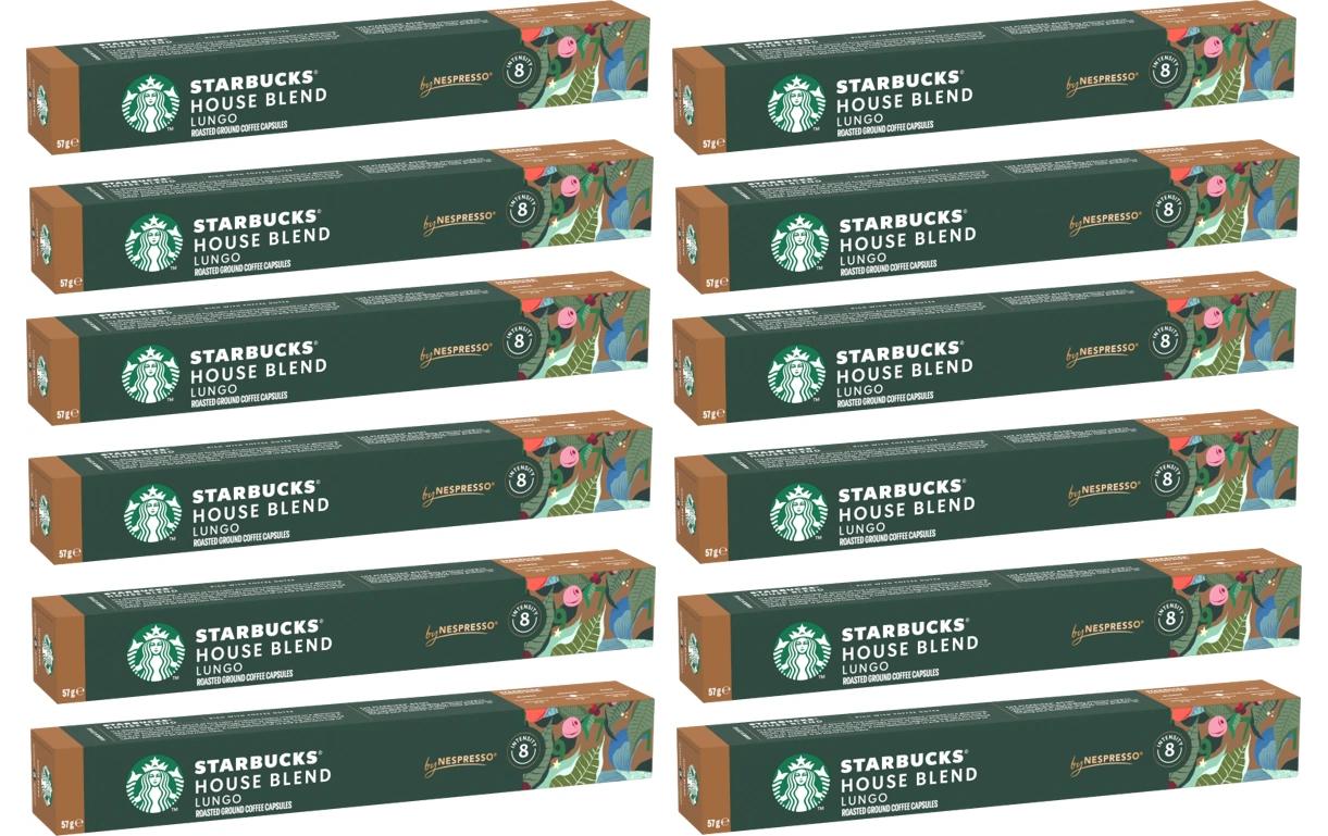 Starbucks Kaffeekapseln House Blend 12 x 10 Stück