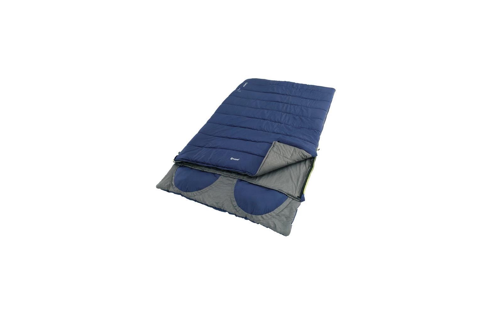 Outwell Schlafsack Contour Lux Double Polyester, Blau
