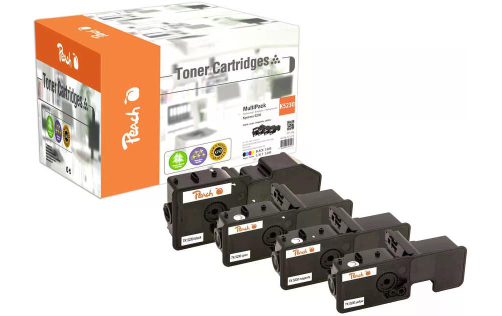 Peach Tonerset Kyocera TK-5230 Multipack BK/C/M/Y