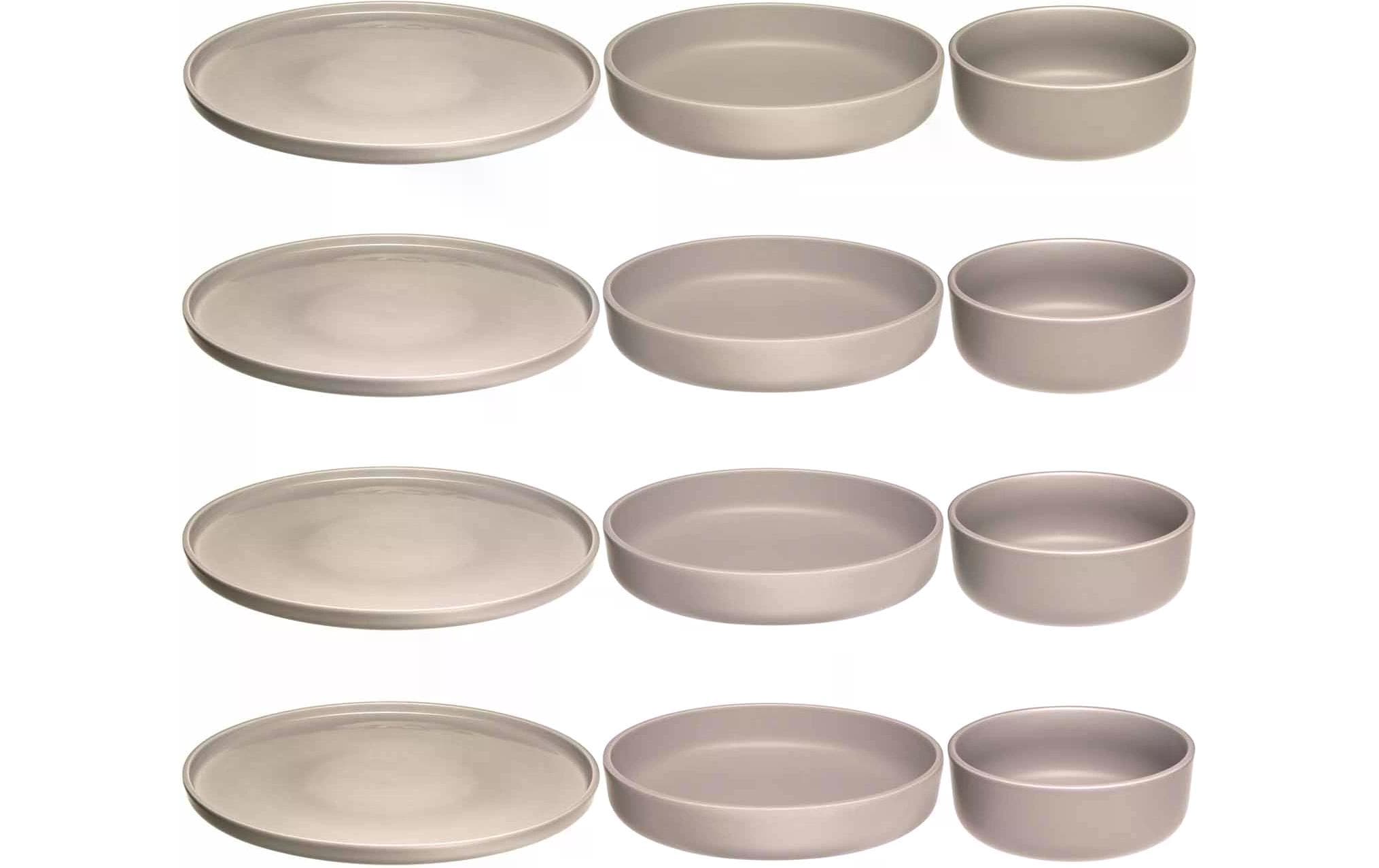 Leonardo Speise-Service Roma 12-teilig, Beige