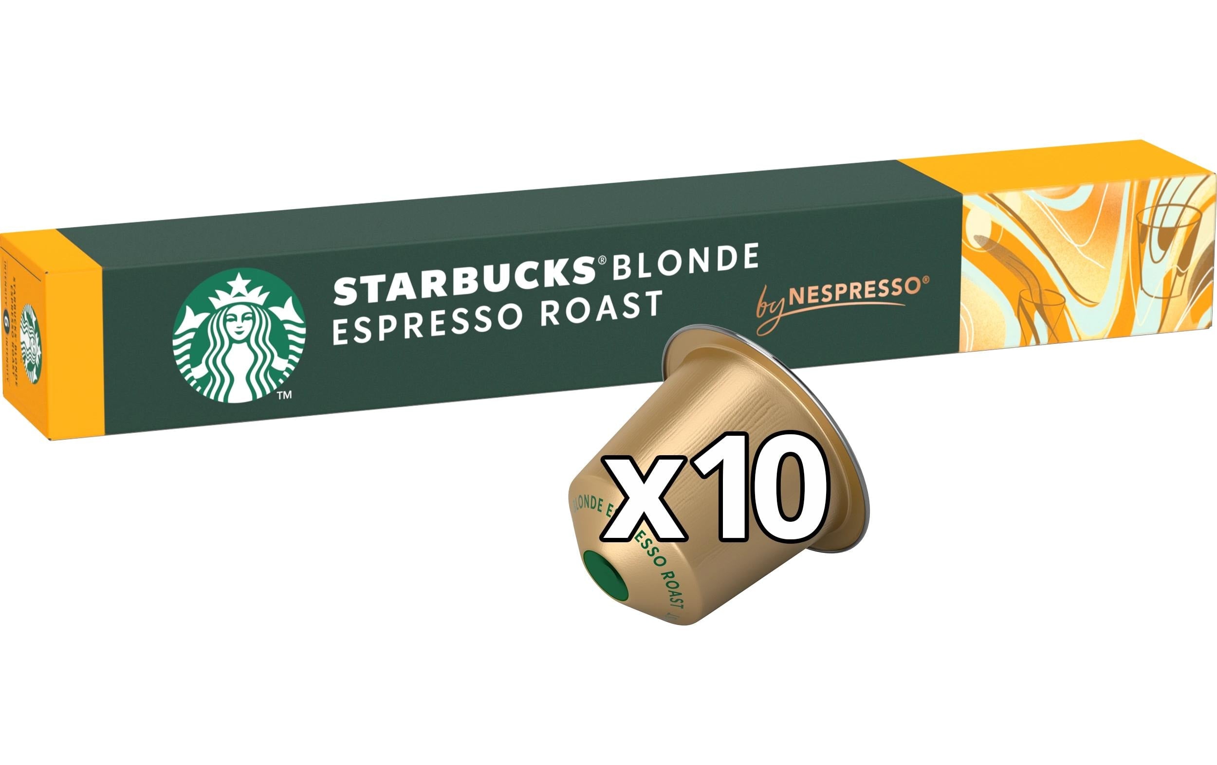 Starbucks Kaffeekapseln Blonde Espresso Roast 10 Stück