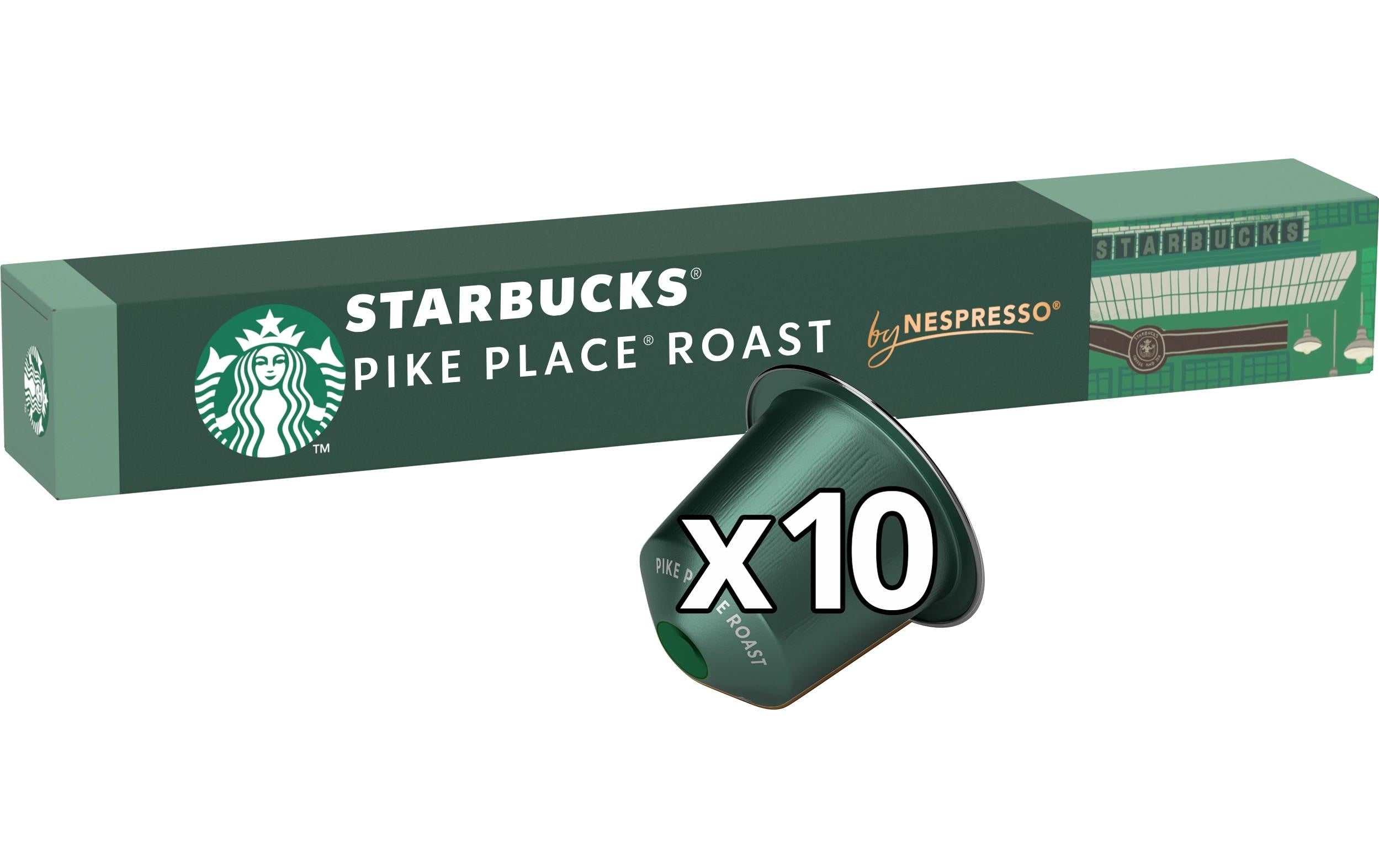 Starbucks Kaffeekapseln Pike Place Roast 10 Stück