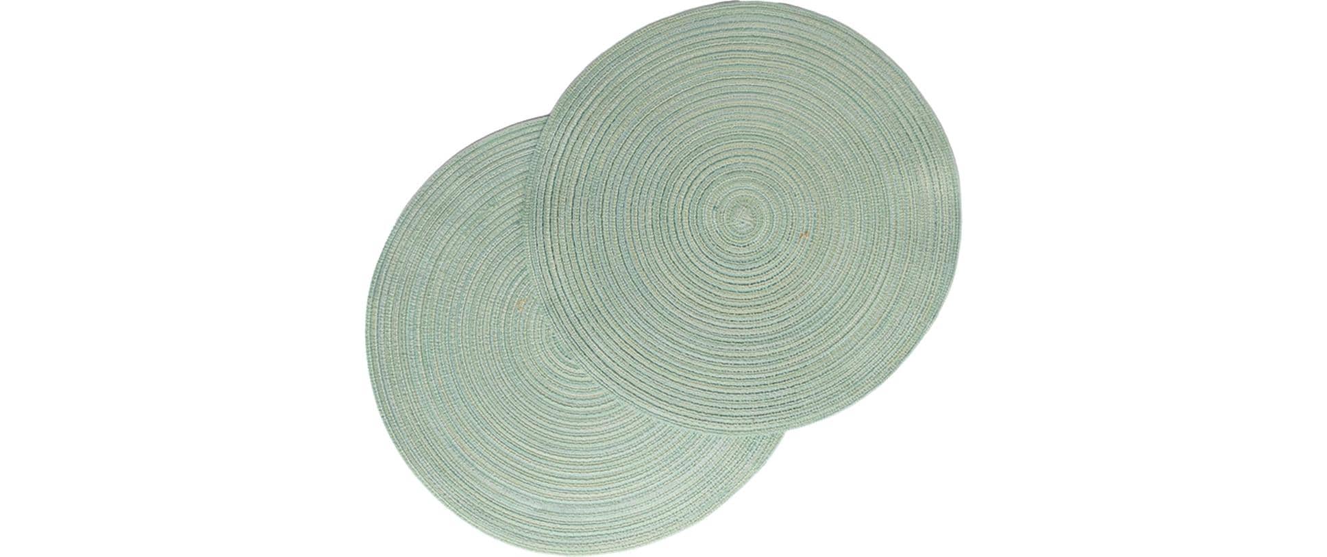 Pichler Tischset Samba Ø 38 cm, 2 Stück,, Grün