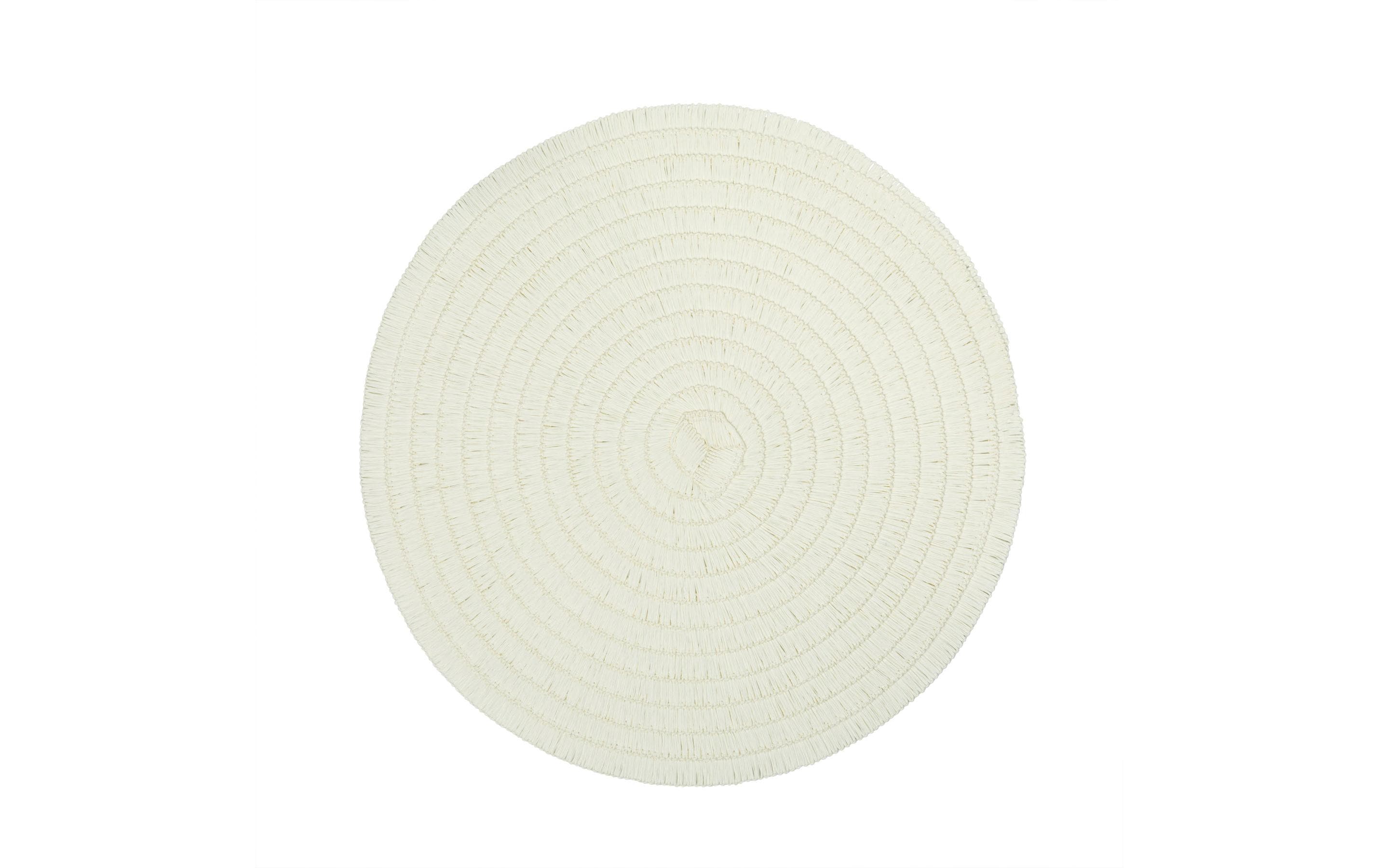 Pichler Tischset Wave Ø 38 cm, 2 Stück,  Ivory