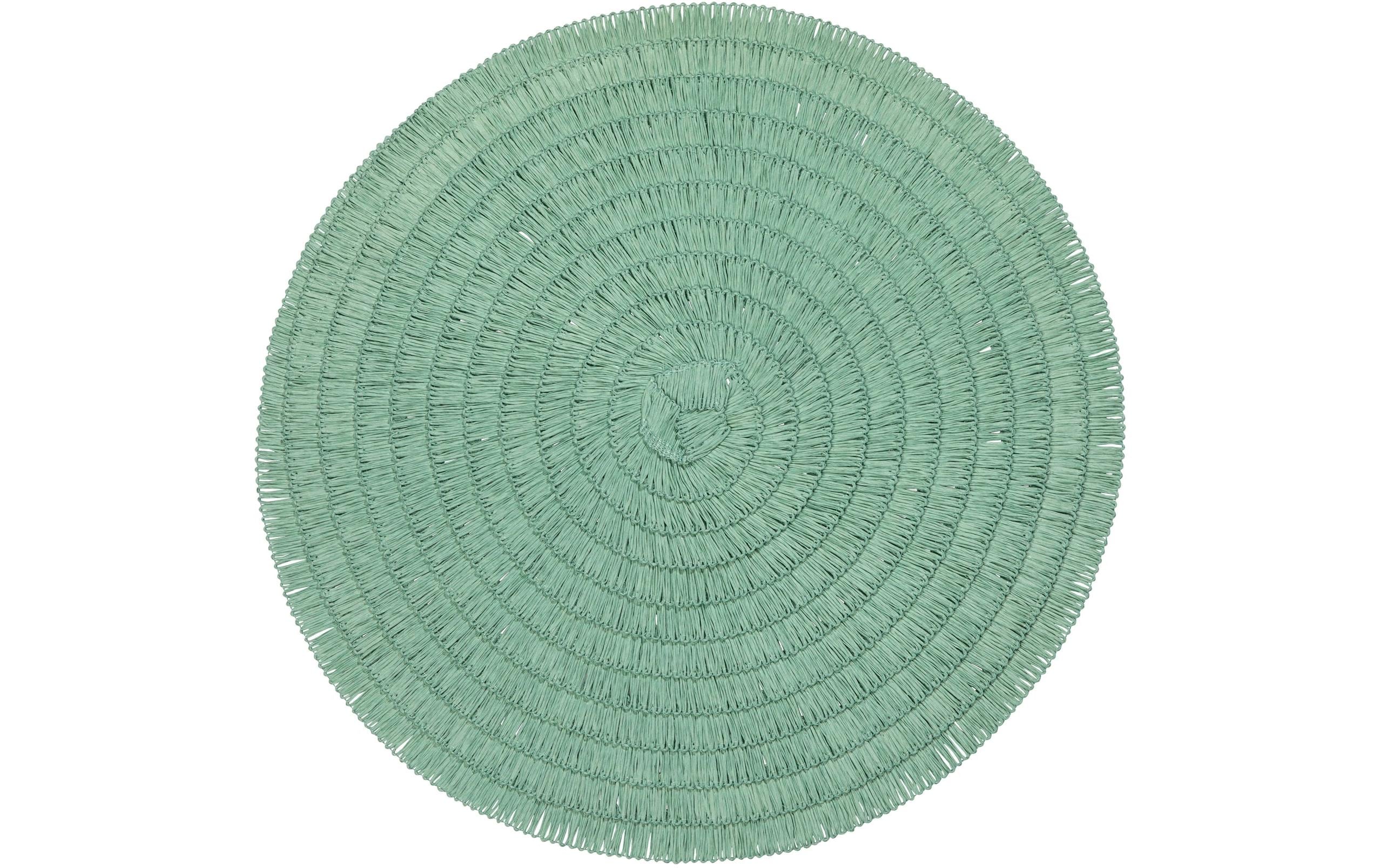 Pichler Tischset Wave Ø 38 cm, 2 Stück, Türkis