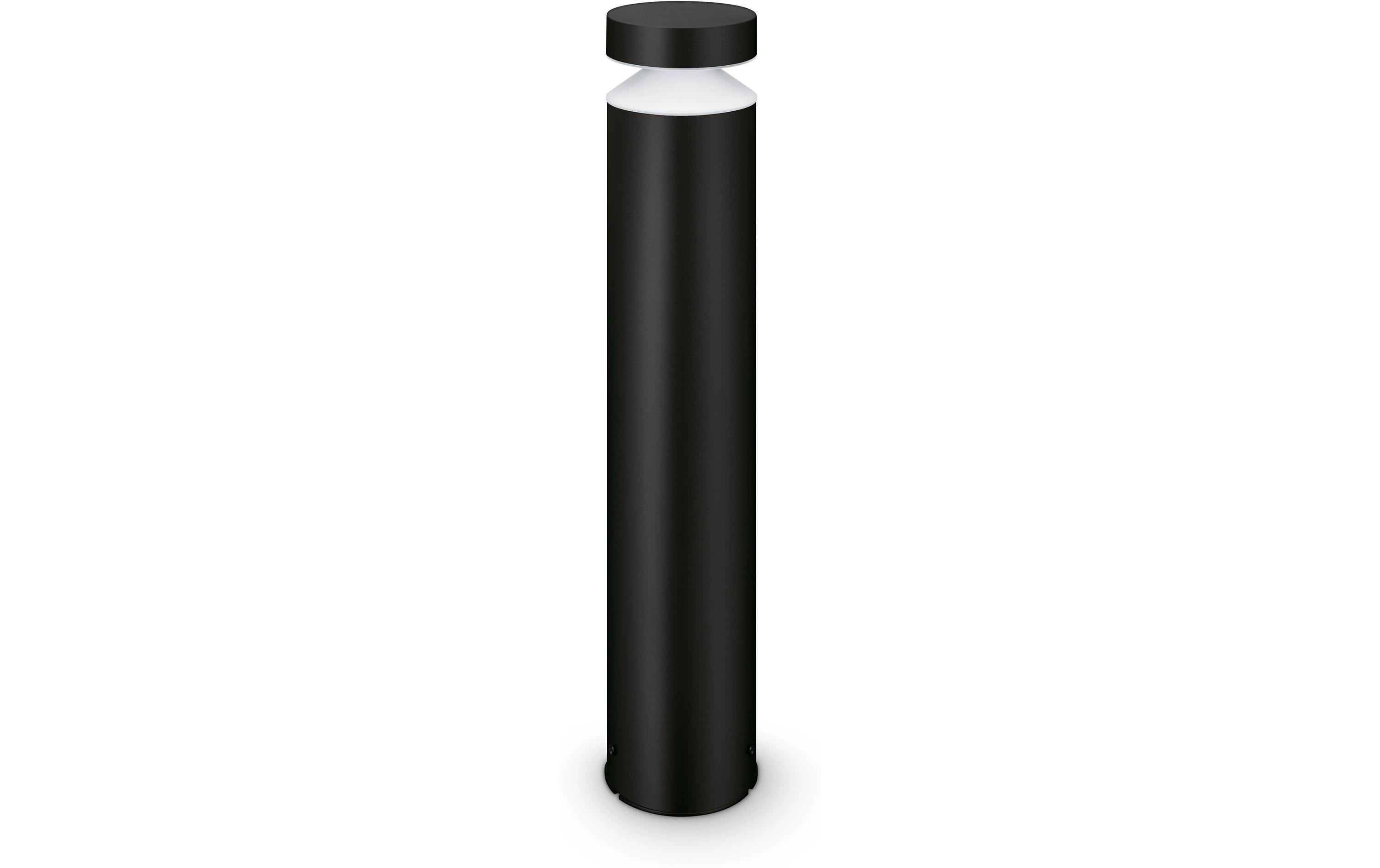 Philips Laven Sockelleuchte 6W, 2700 Kelvin, schwarz