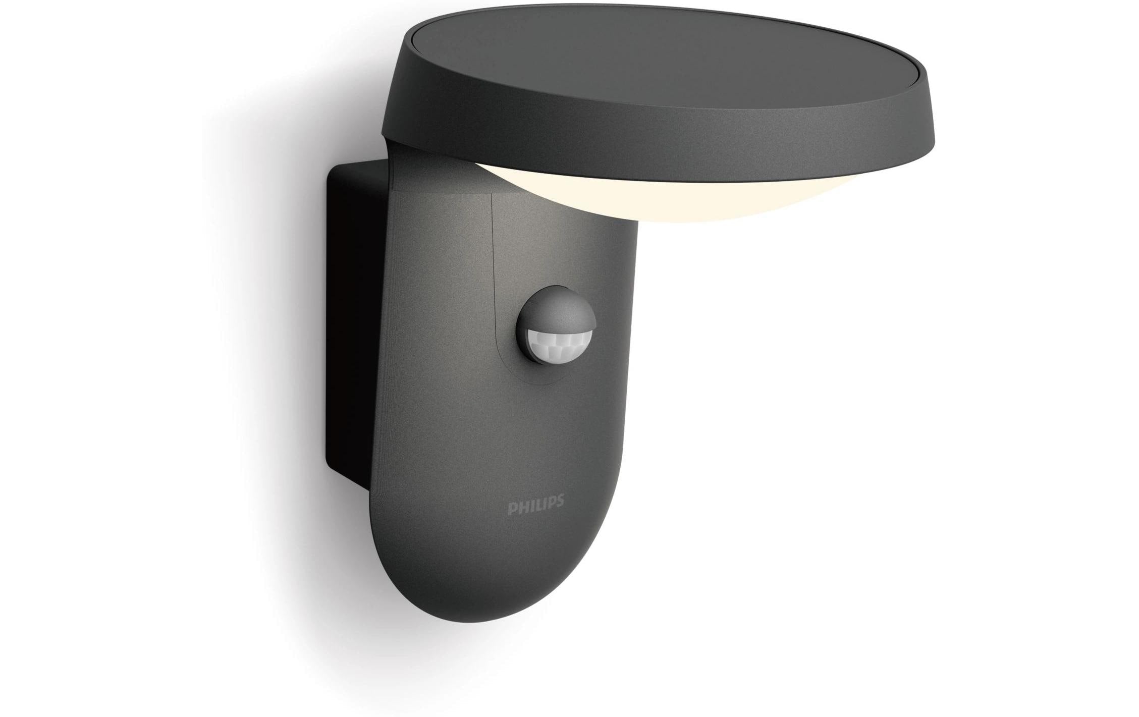 Philips Wandleuchte Tyla HV 9W mit Sensor, Anthrazit