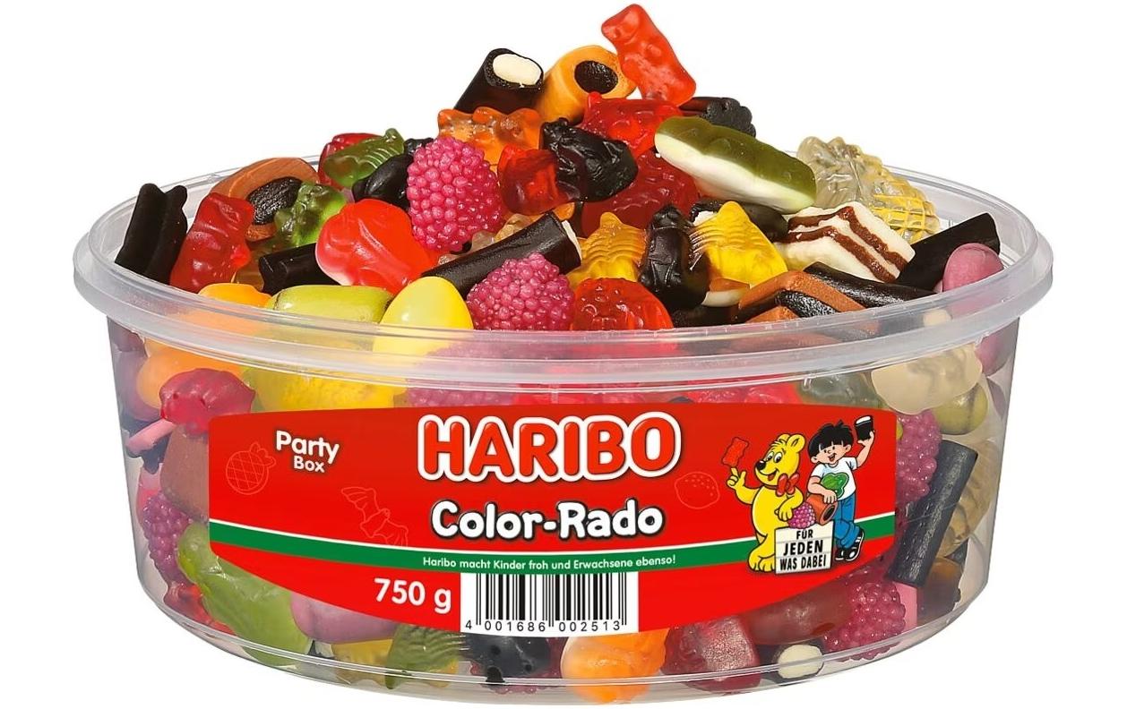 Haribo Int. Gummibonbons Color-Rado 750 g