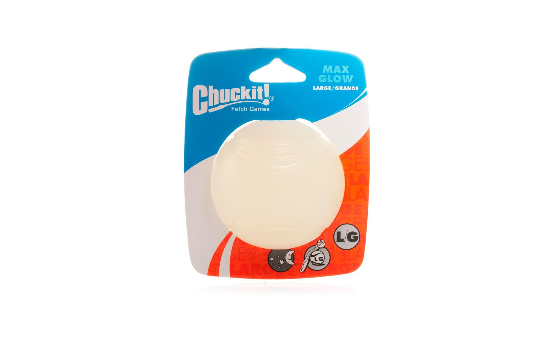 Chuckit! Hunde-Spielzeug Max Glow Ball L, Ø 7.5 cm