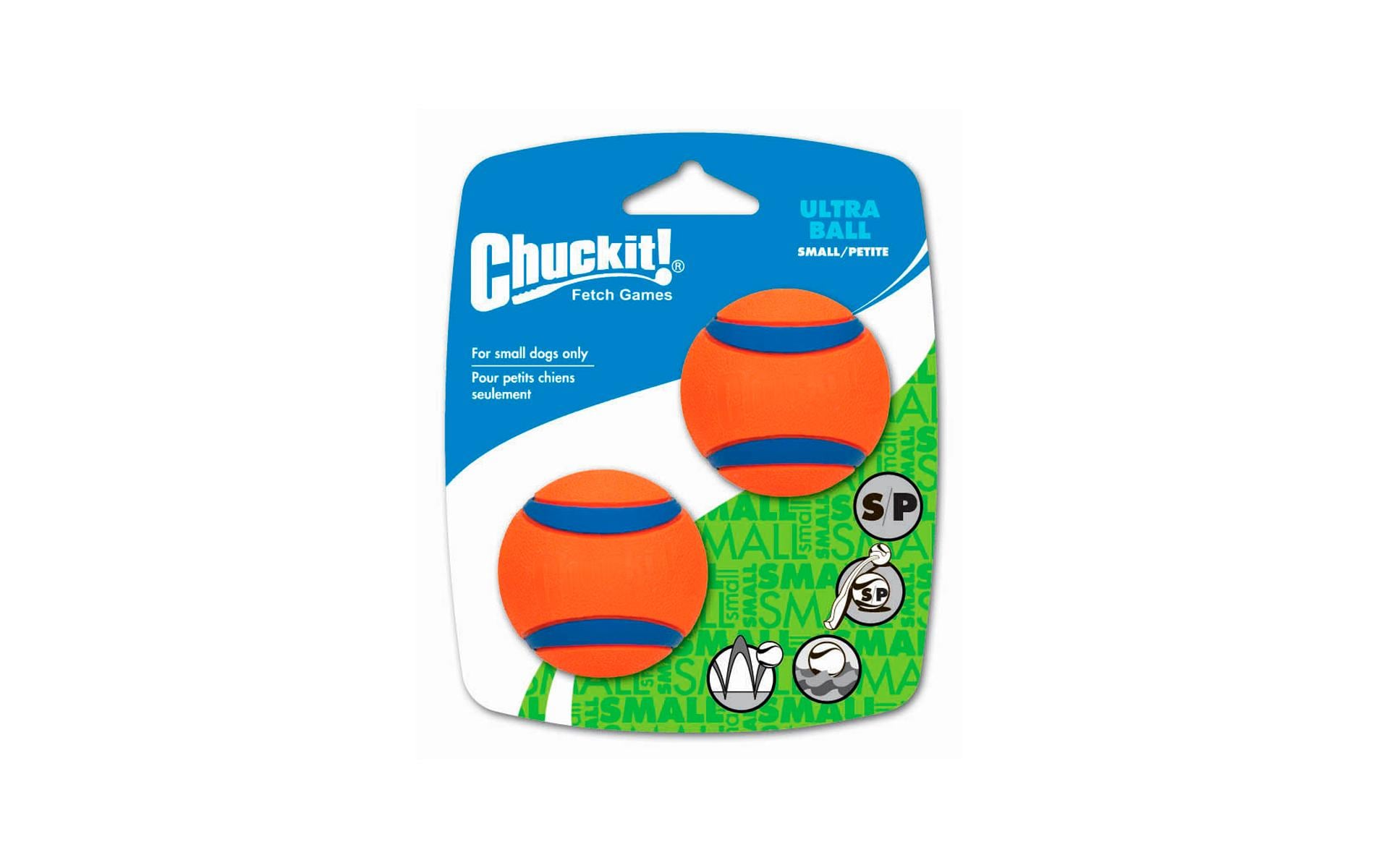 Chuckit! Hunde-Spielzeug Ultra Tennisball S, Ø 5.5 cm, 2 Stück