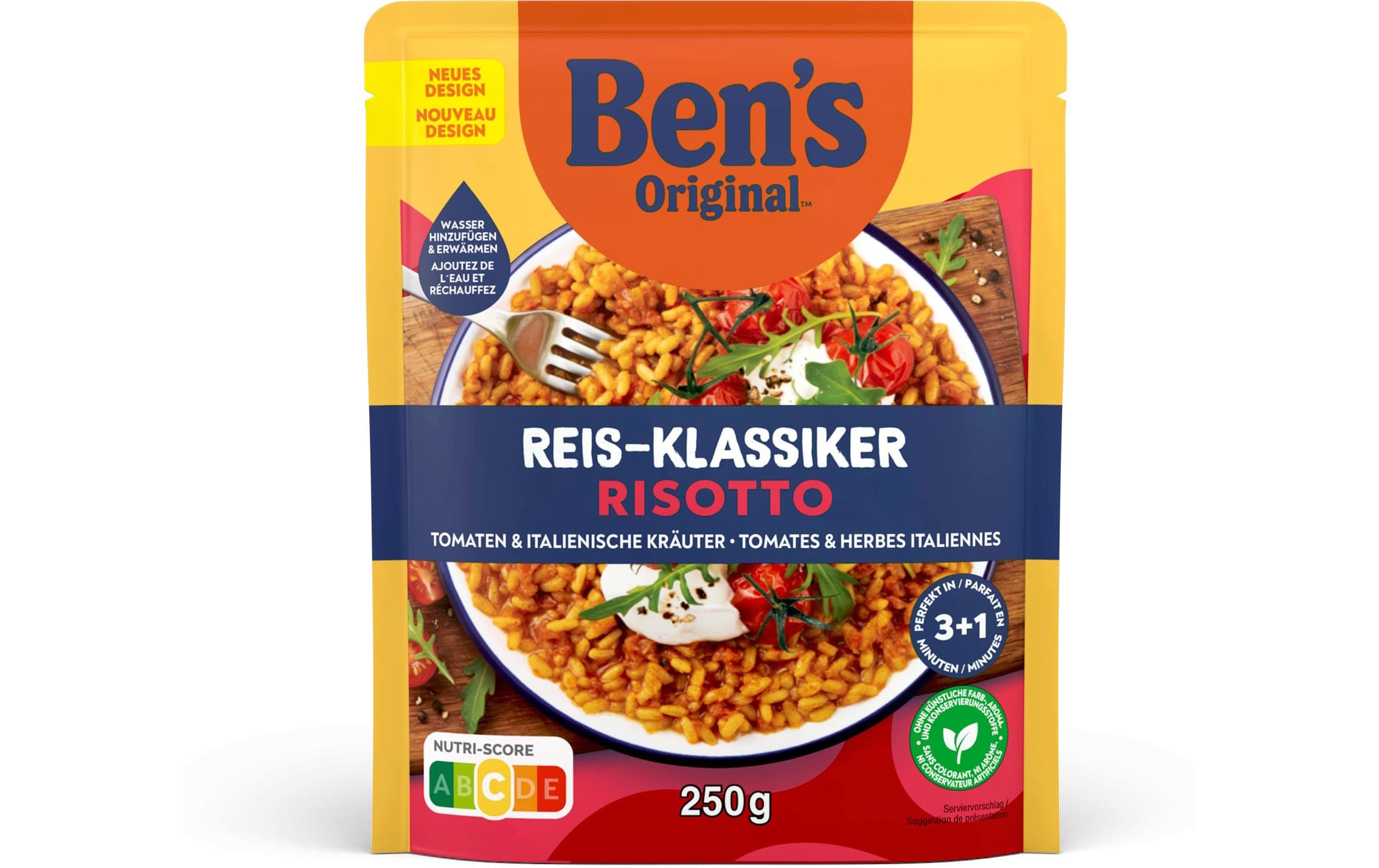 Ben's Original Fertiggericht Risotto Tomaten und italienische Kräuter 250 g