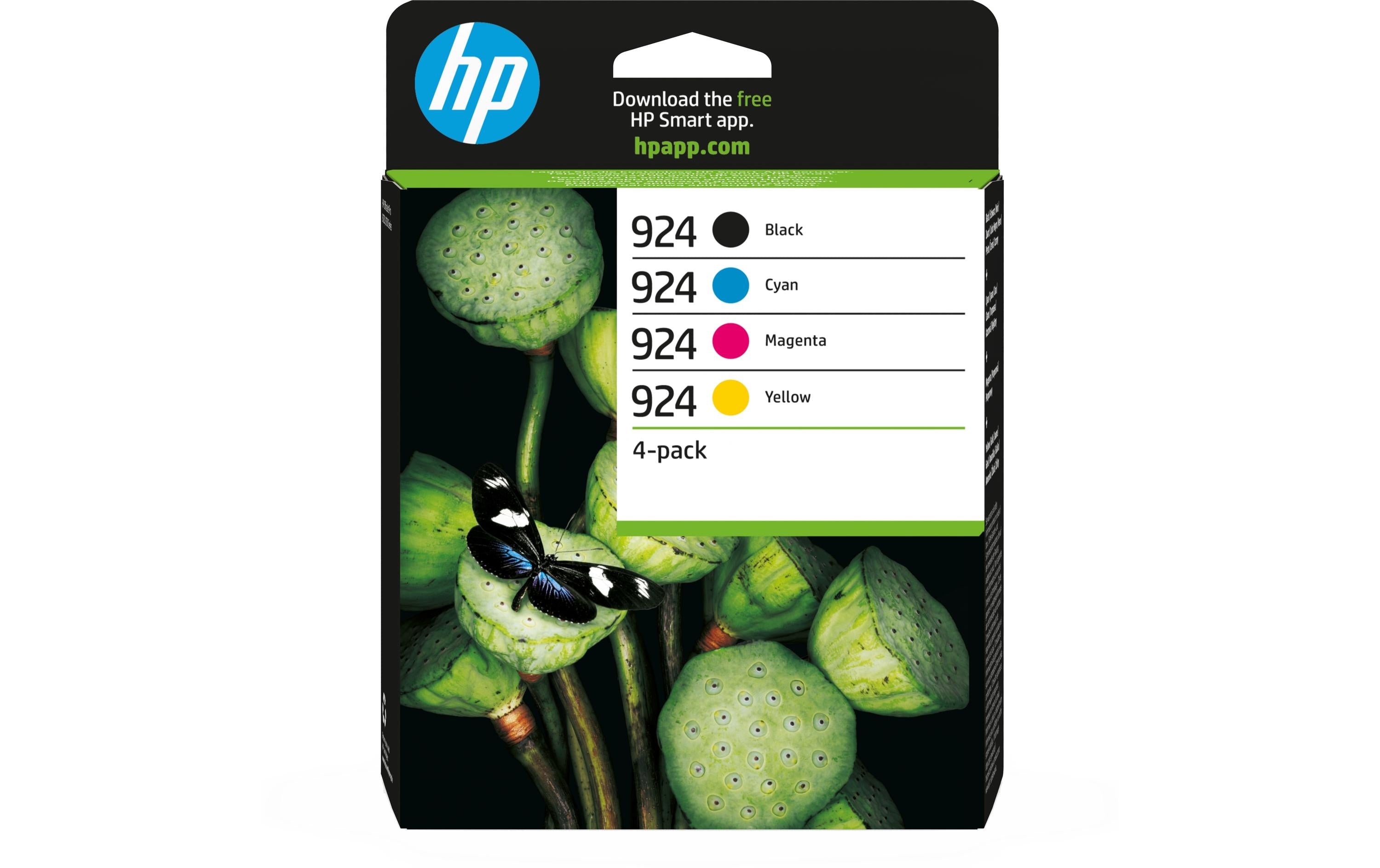 HP Combopack Nr. 924 (6C3Z1NE) Black/Cyan/Magenta/Yellow