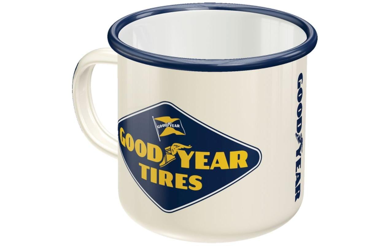 Nostalgic Art Universaltasse Goodyear 360 ml, 1 Stück, Dunkelblau/Weiss