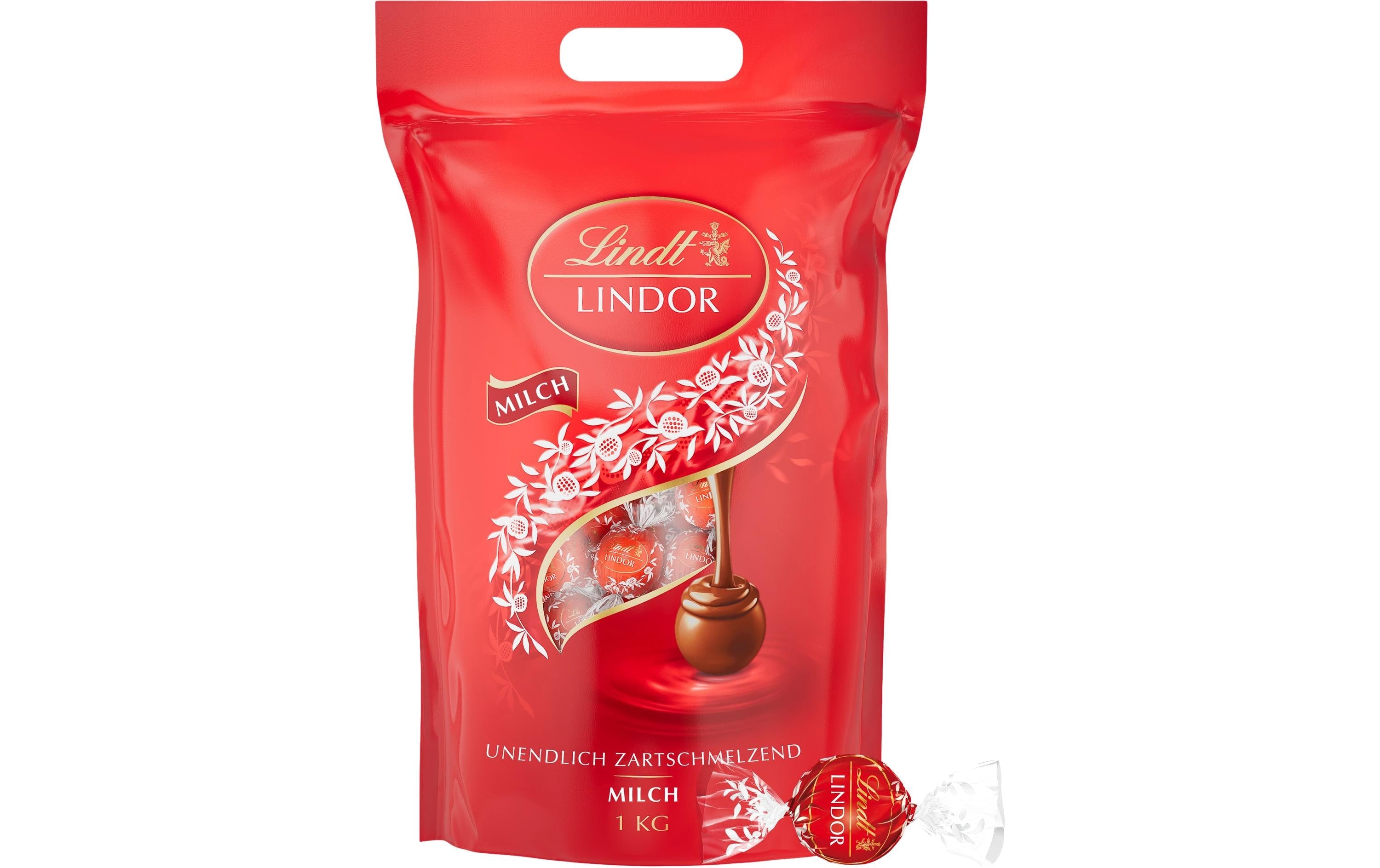 Lindt Schokoladen-Pralinen Lindor Kugeln Milch 1 kg