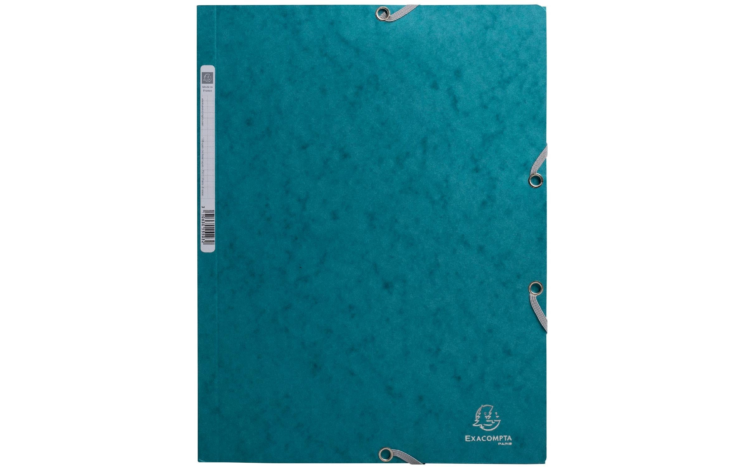 Exacompta Gummibandmappe A4 Skandi Pazifikblau