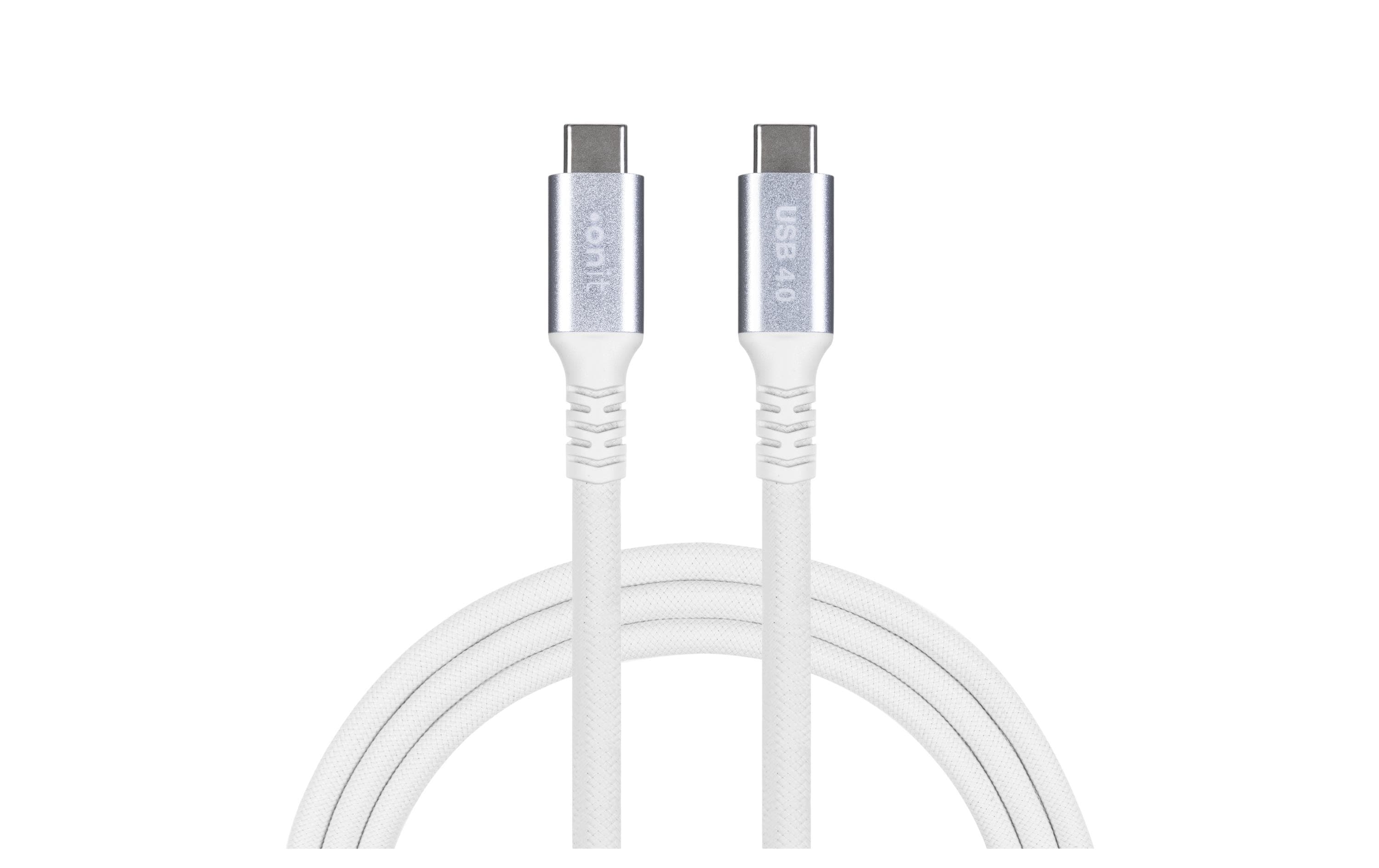 onit USB4-Kabel Pro USB C - USB C 1 m, Weiss