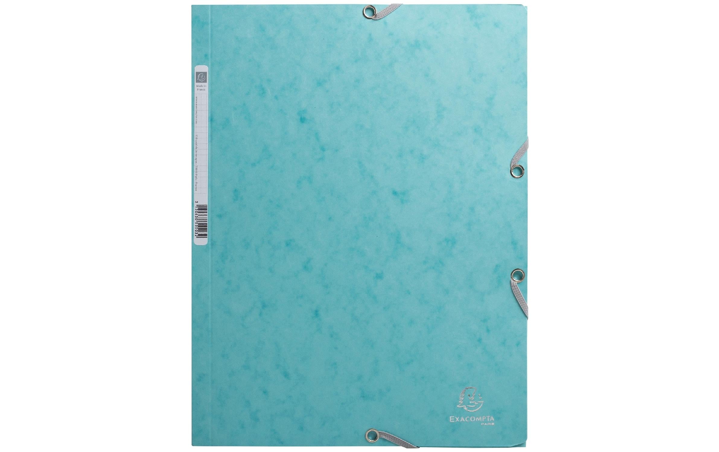 Exacompta Gummibandmappe A4 Skandi Frostblau