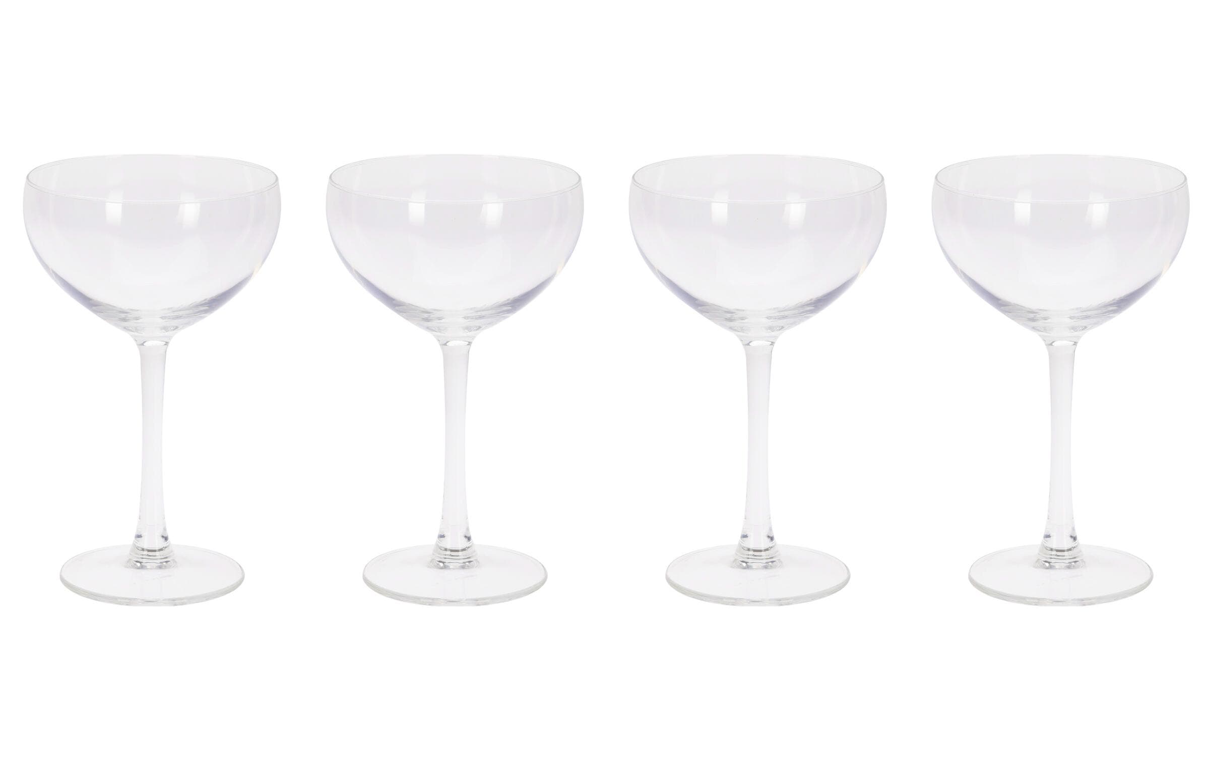 FURBER Cocktailglas 240 ml, 4 Stück, Transparent