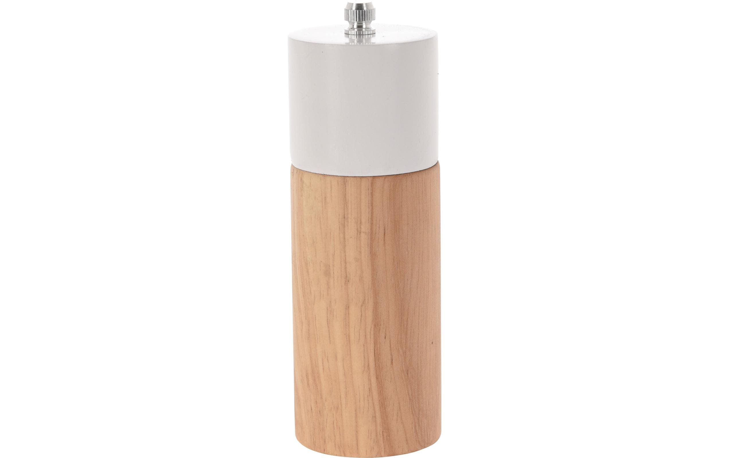 FURBER Salz- oder Pfeffermühle 16.5 cm, Braun/Weiss