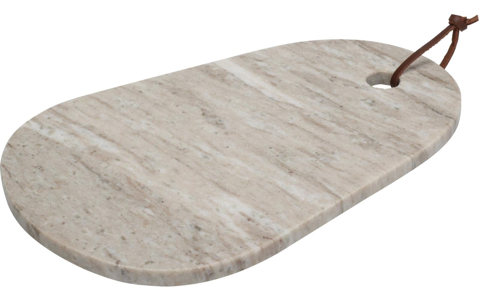 FURBER Servierplatte Marmor Beige, 30 x 20 cm