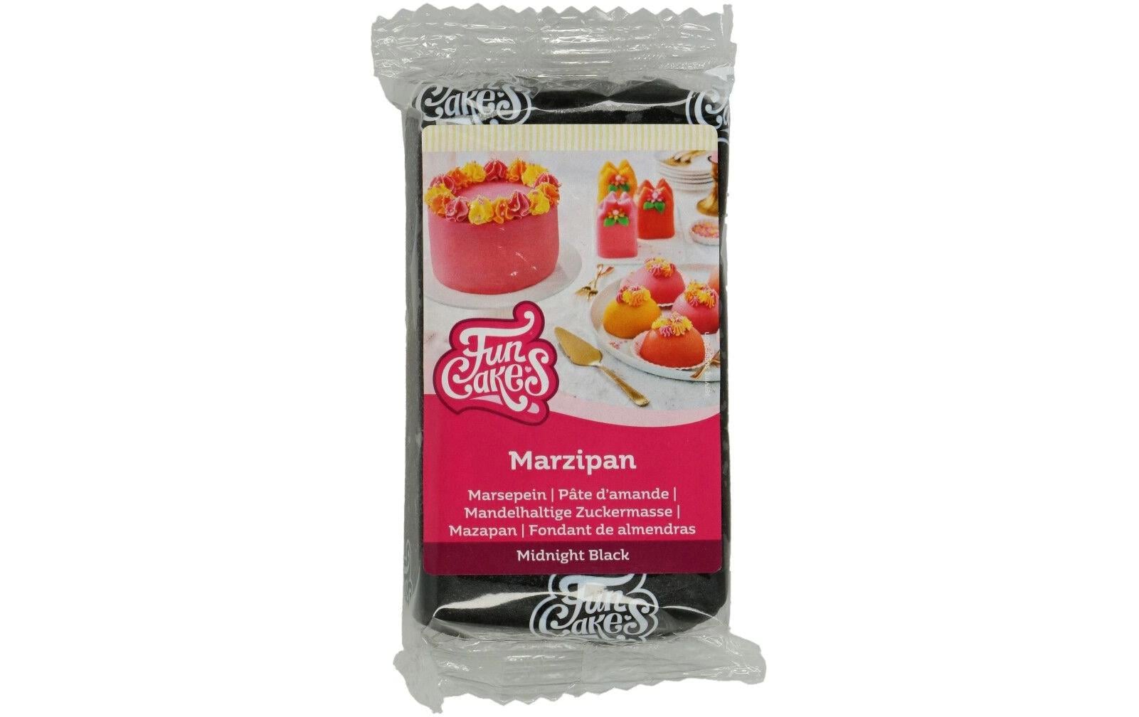 Funcakes Marzipan – schwarz 250 g
