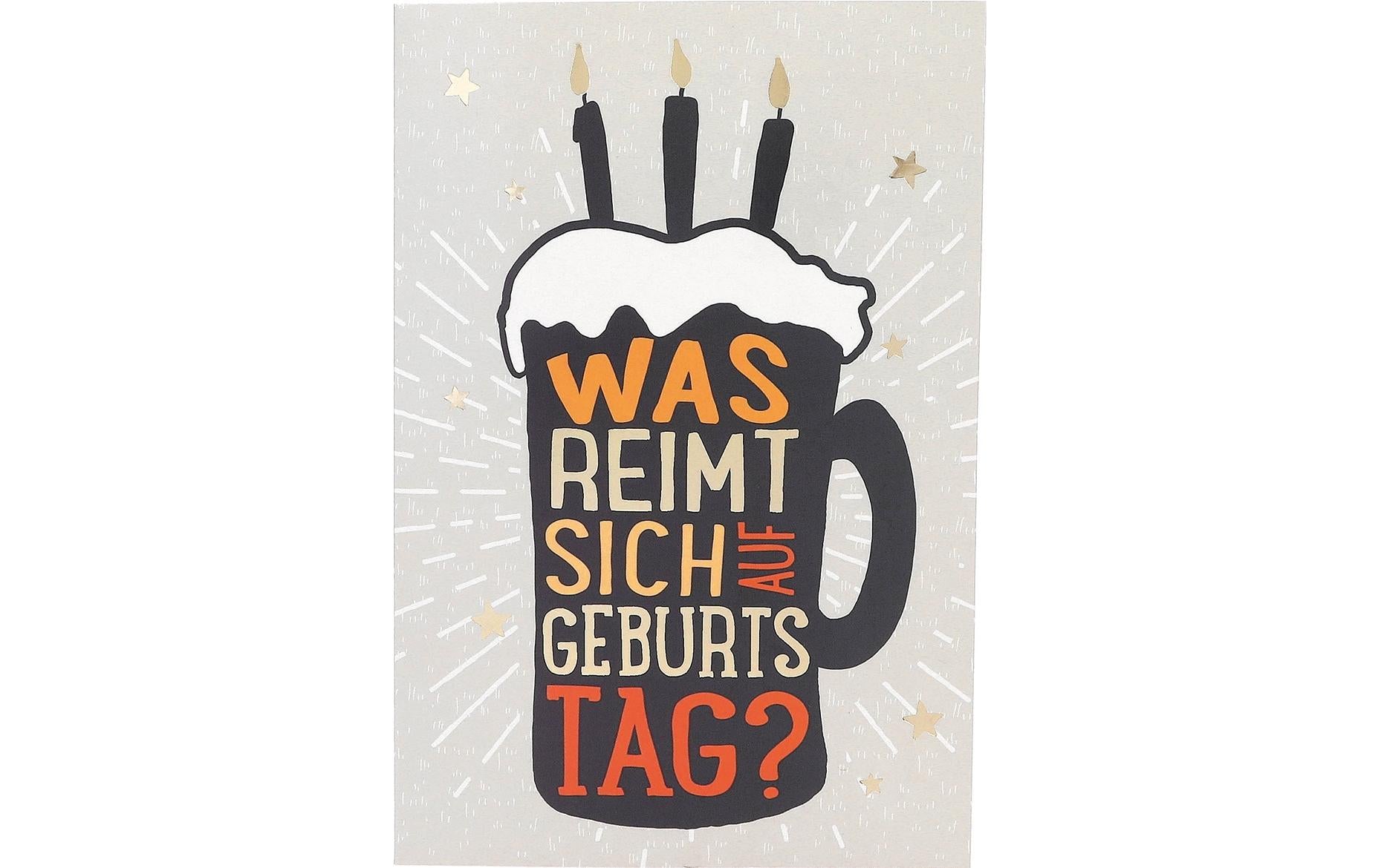 Depesche Musikkarte beweglich Geburtstag, Bier