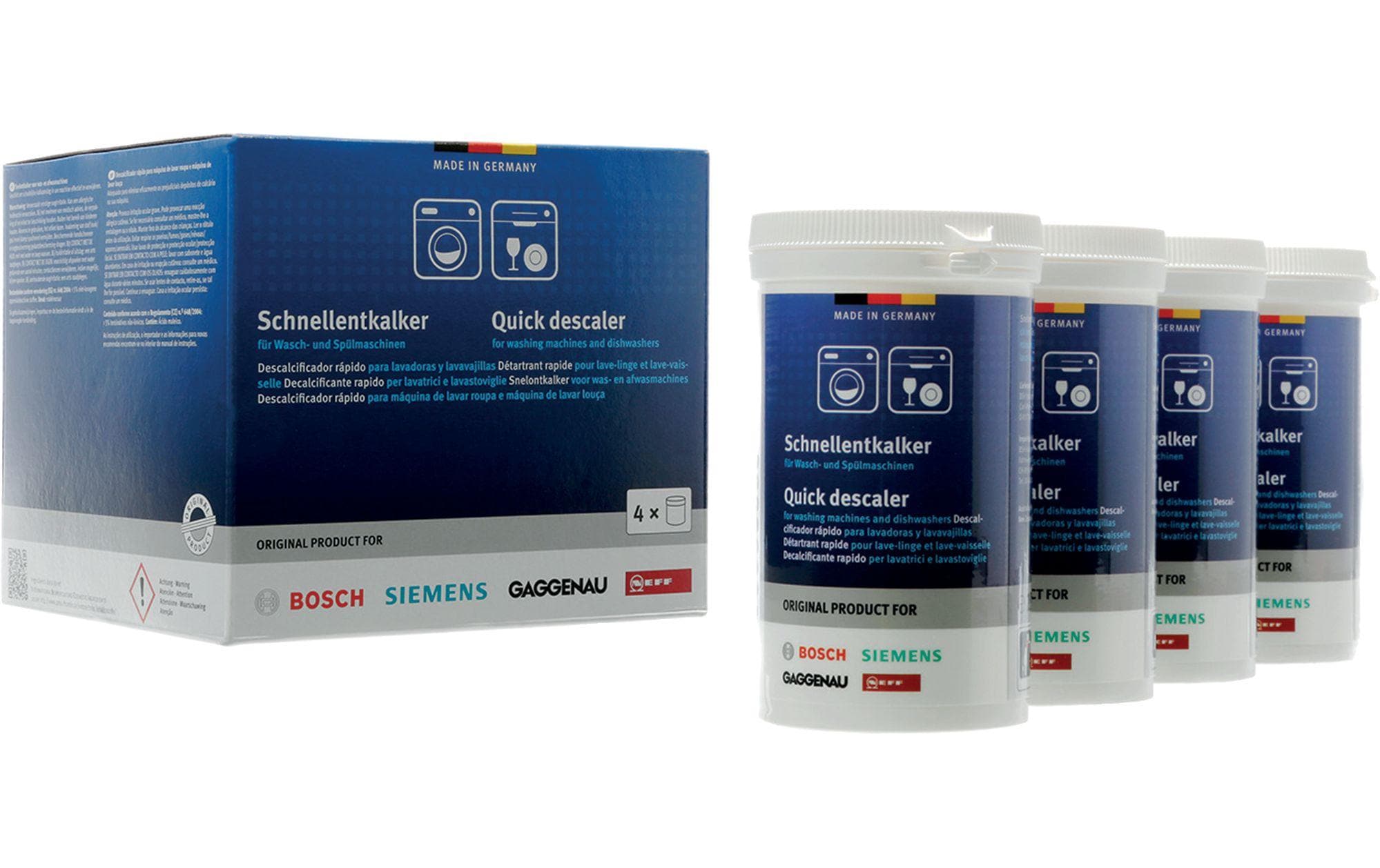 Siemens Entkalkungsmittel Schnellentkalker 4 x 250 g
