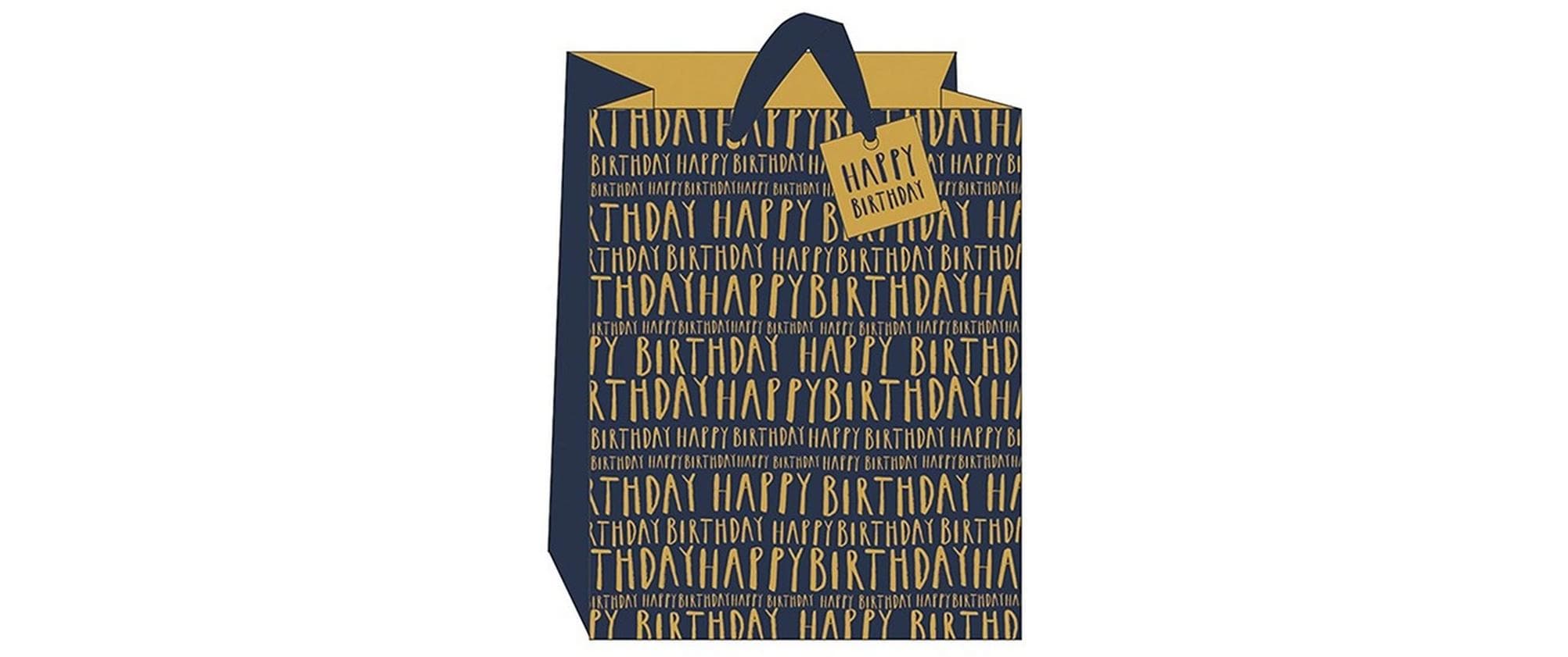 Cart Geschenktüte Happy Birthday 29 x 36 x 13.6 cm