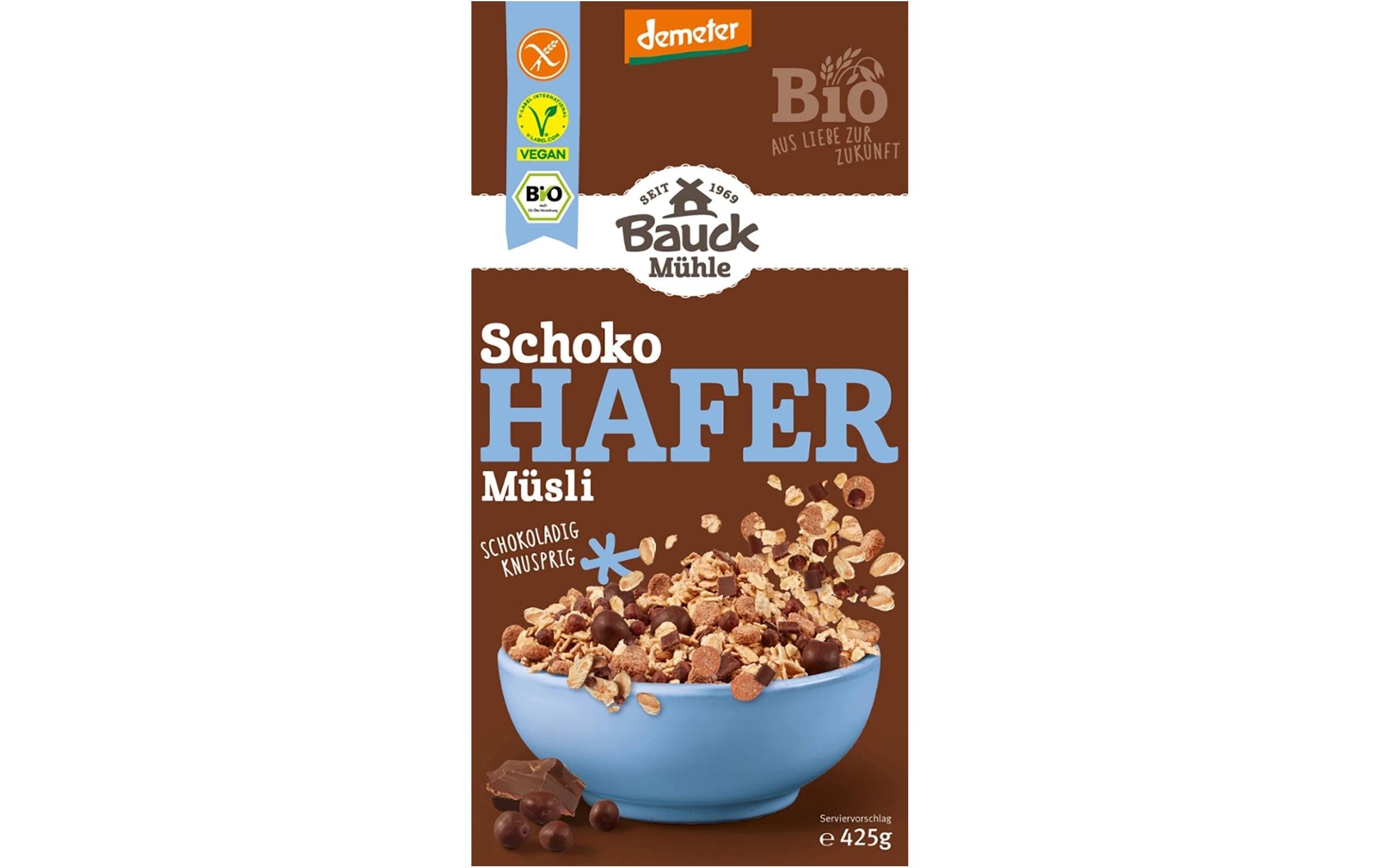 Bauck Mühle Müesli Hafer Schoko 425 g