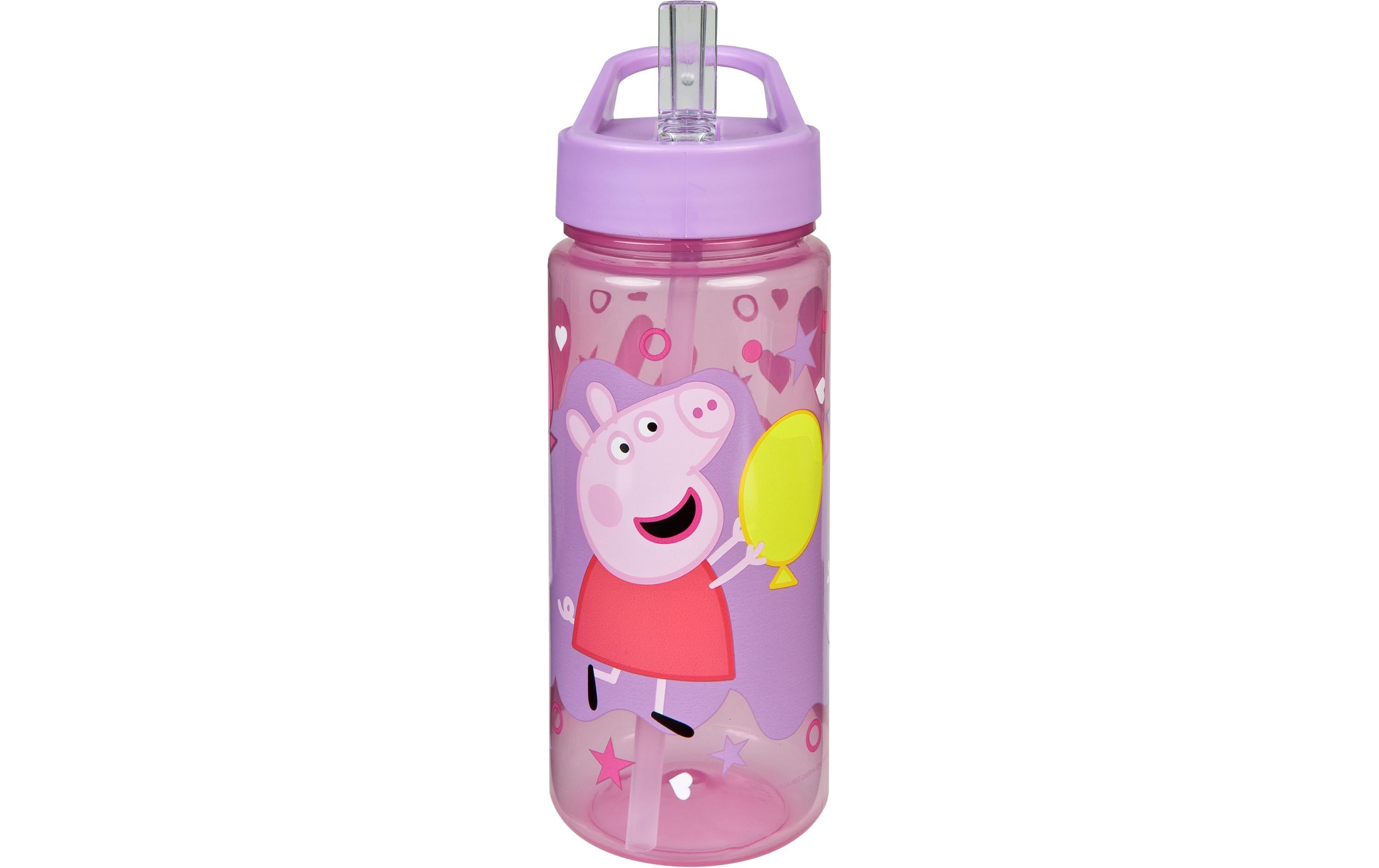 Scooli Trinkflasche Peppa Pig 500 ml, Pink/Rosa/Rot
