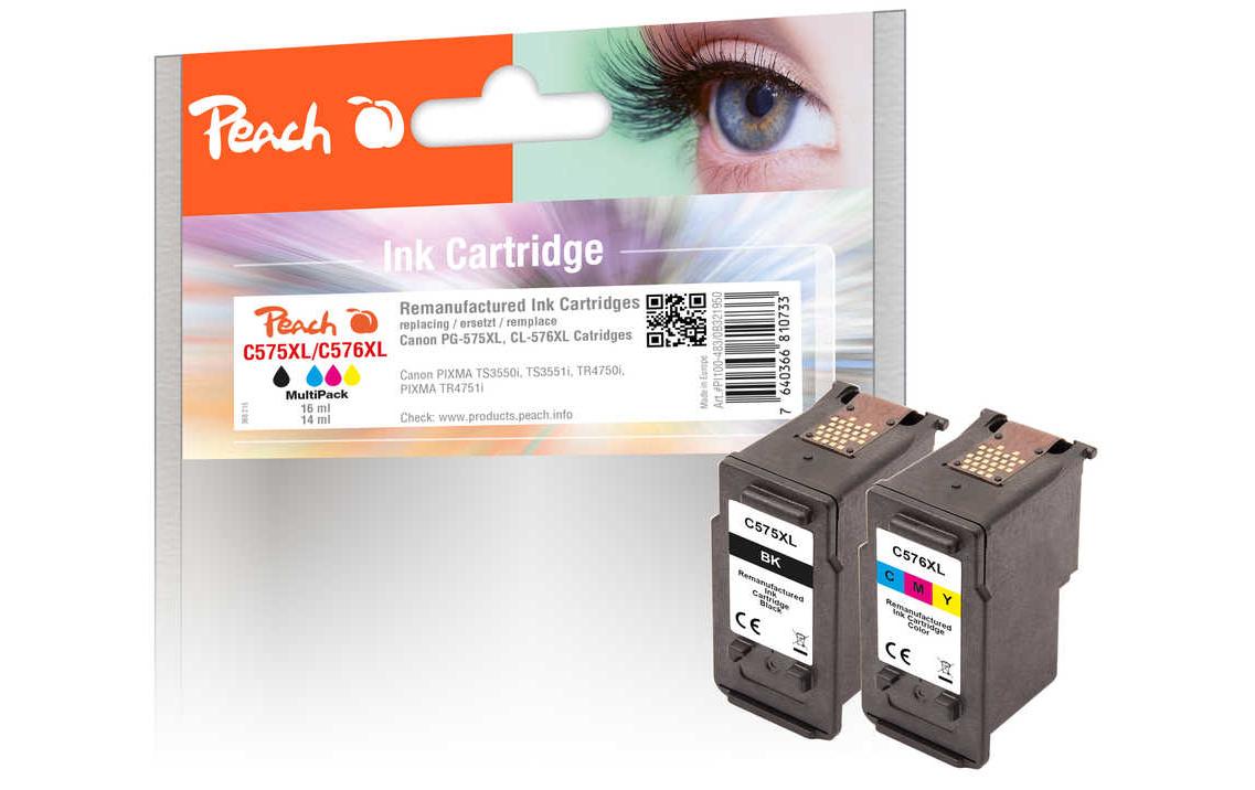 Peach Tinte Canon PG-575X /CL-576XL MultiPack Black/Color
