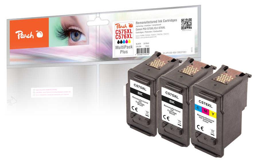 Peach Tinte Canon PG-575X /CL-576XL MP Plus Black/Color