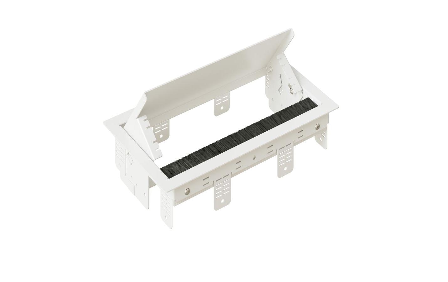 max connect Einbaurahmen BOX S 3-Fach Weiss