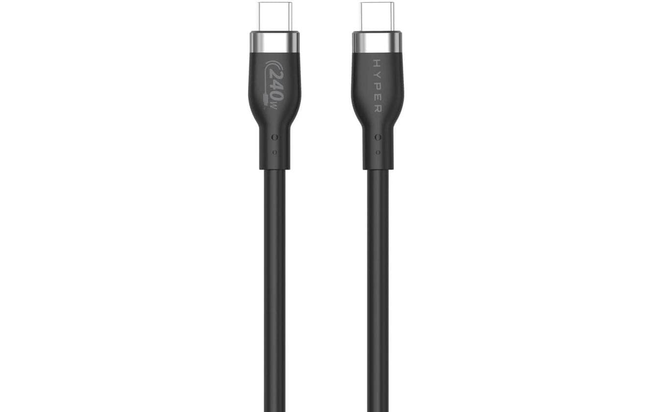 HYPER USB 2.0-Kabel Silikonkabel 240W USB C - USB C 2 m