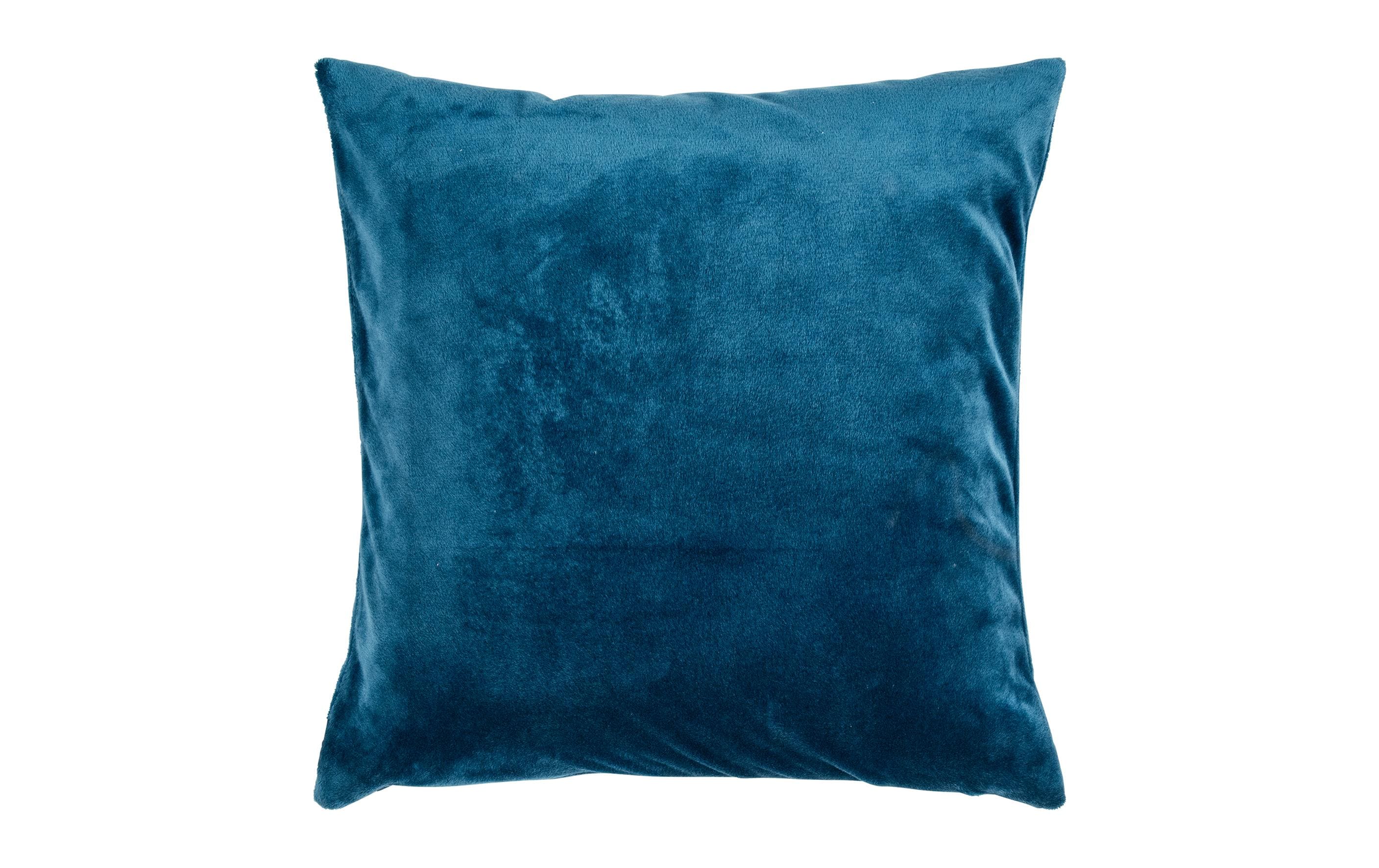 pad Kissenbezug Smooth, 50 x 50 cm Jeansblau